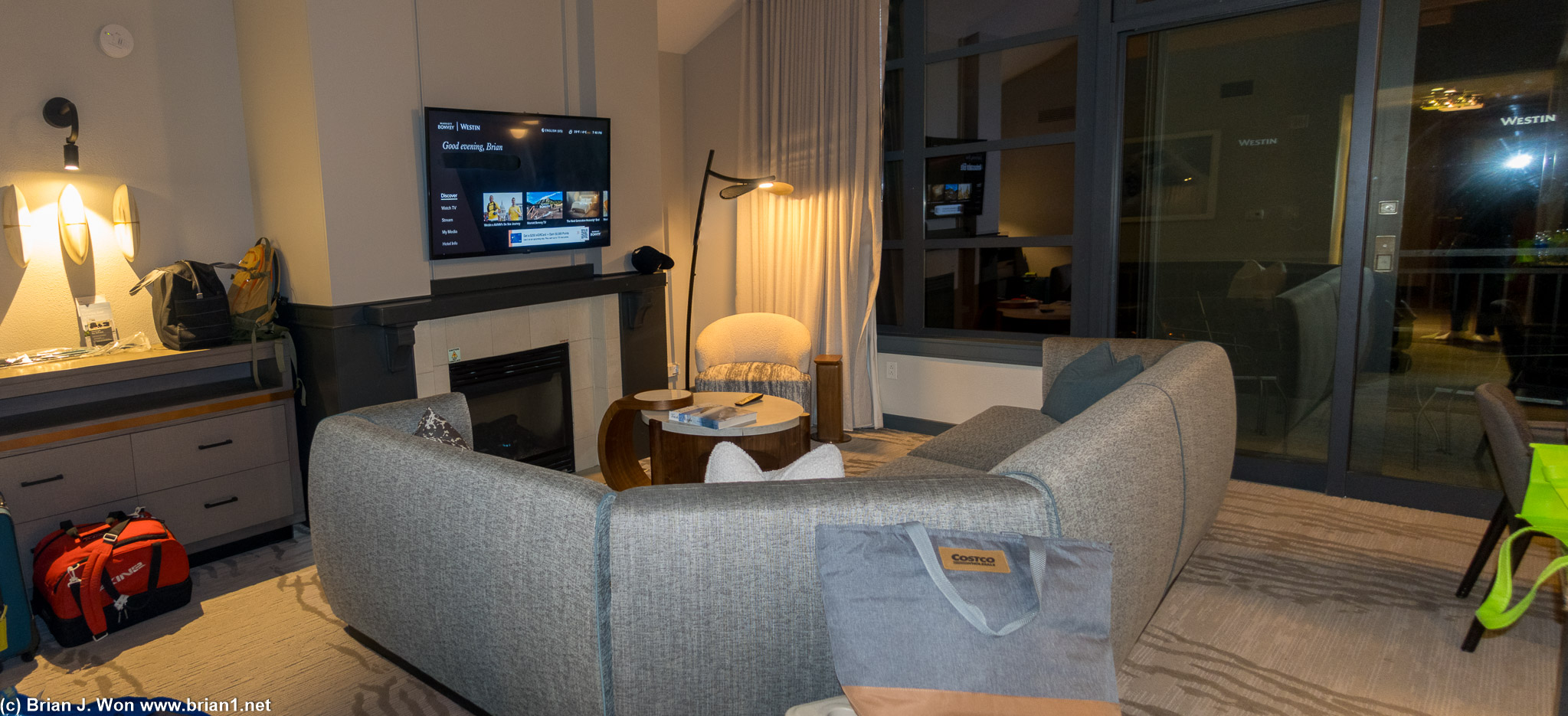 Our usual penthouse room.