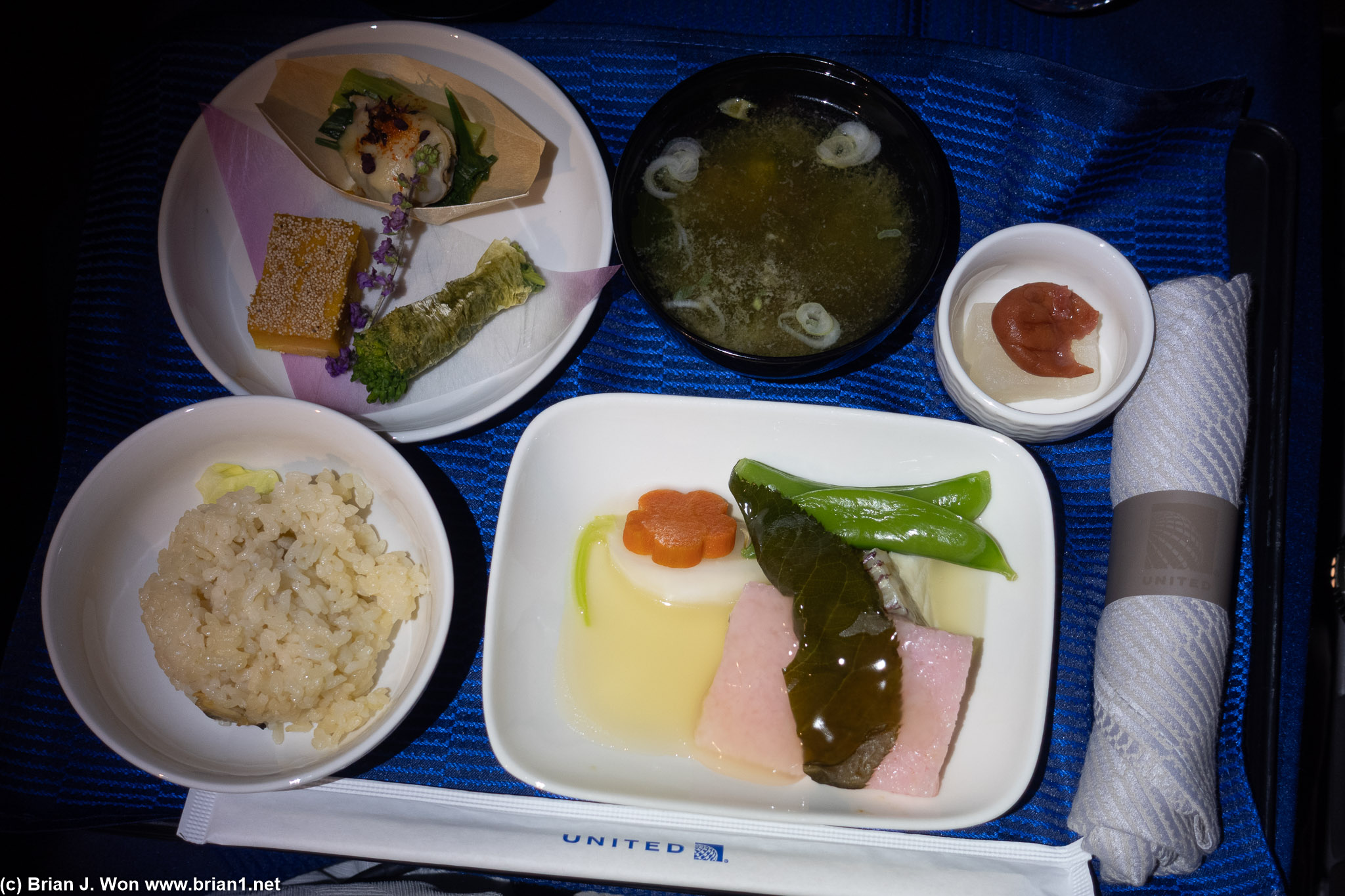 Japanese menu.