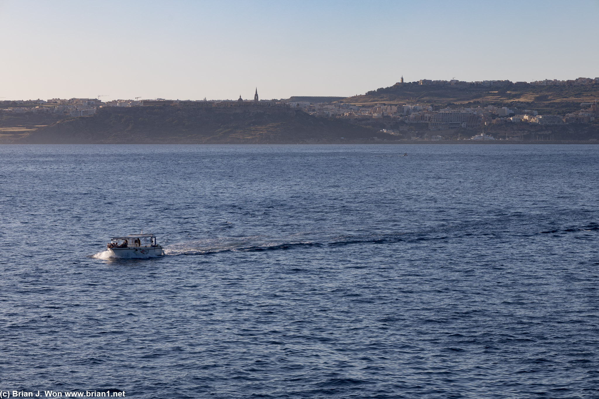 Lots of small boat traffic.