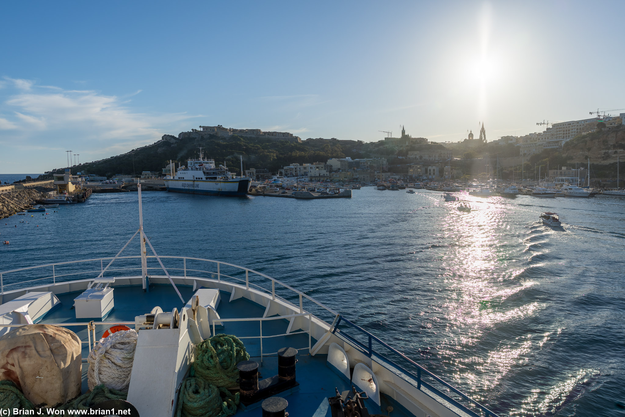 Mgarr, Gozo's harbor.