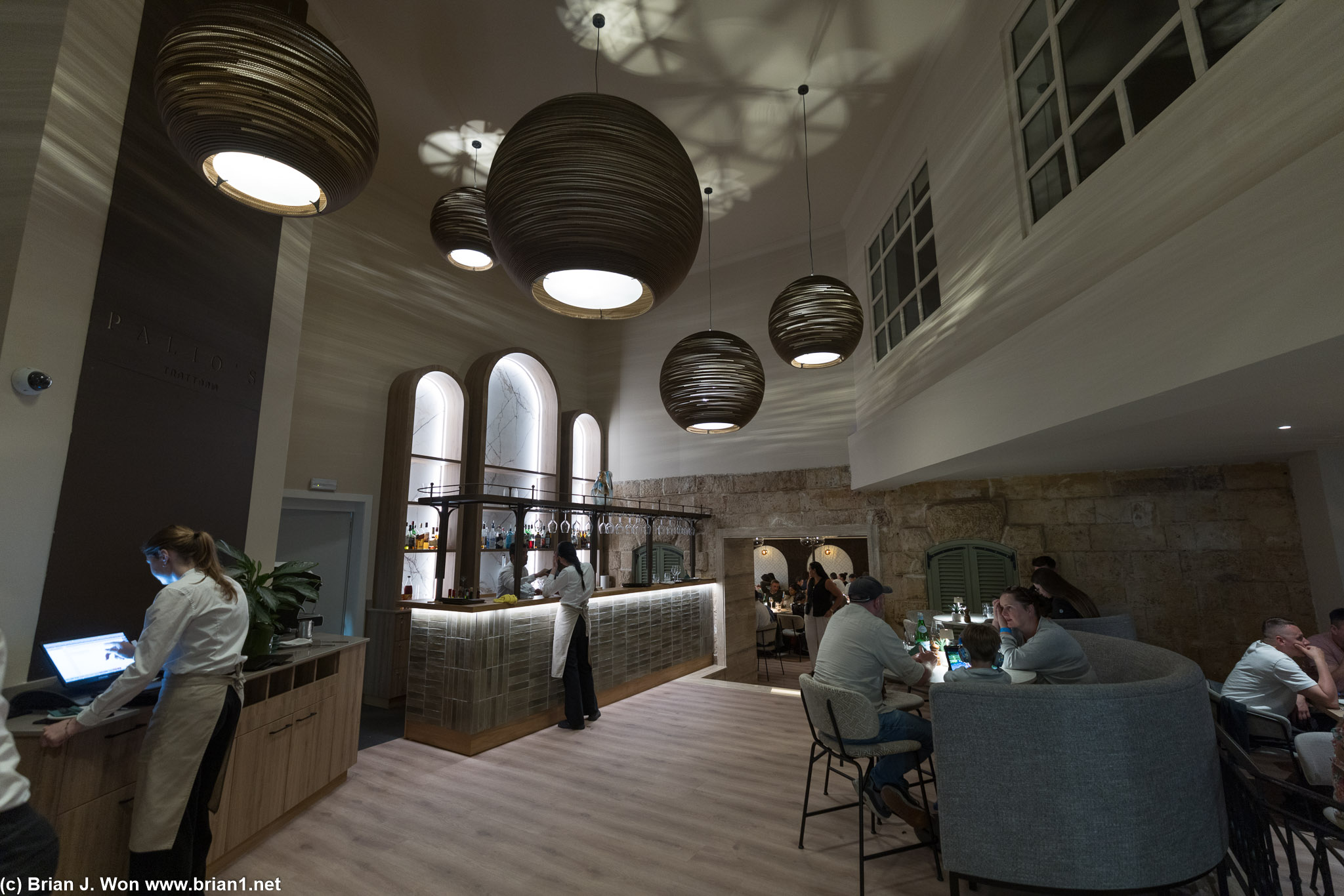 Palio's Trattoria, the Westin Dragonara's second-nicest restaurant.