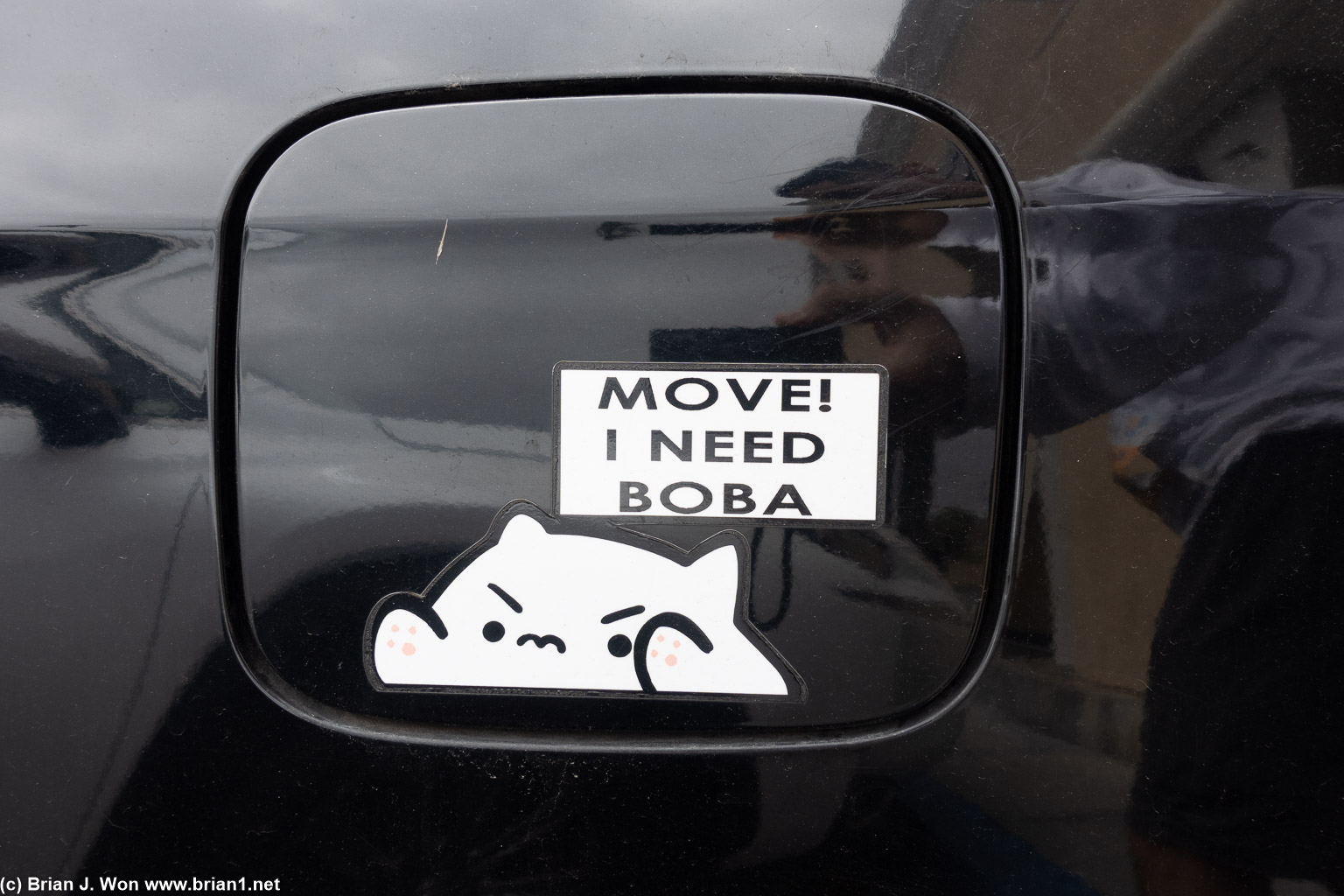 Seen outside.