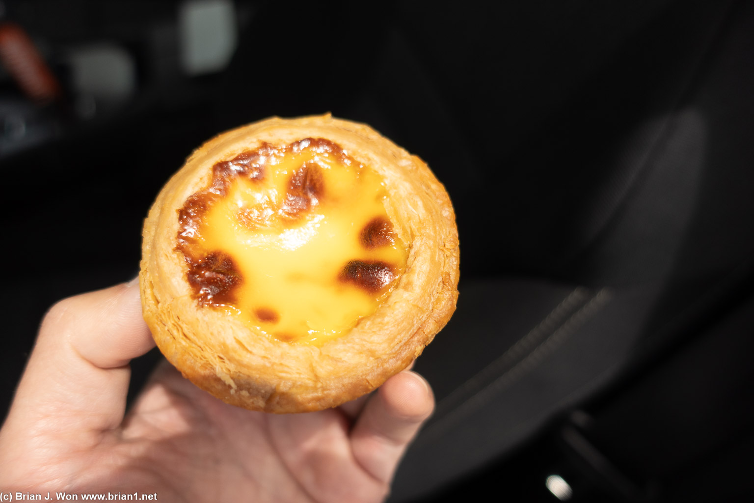 Pastel de nata from Paderia Bakehouse next door.