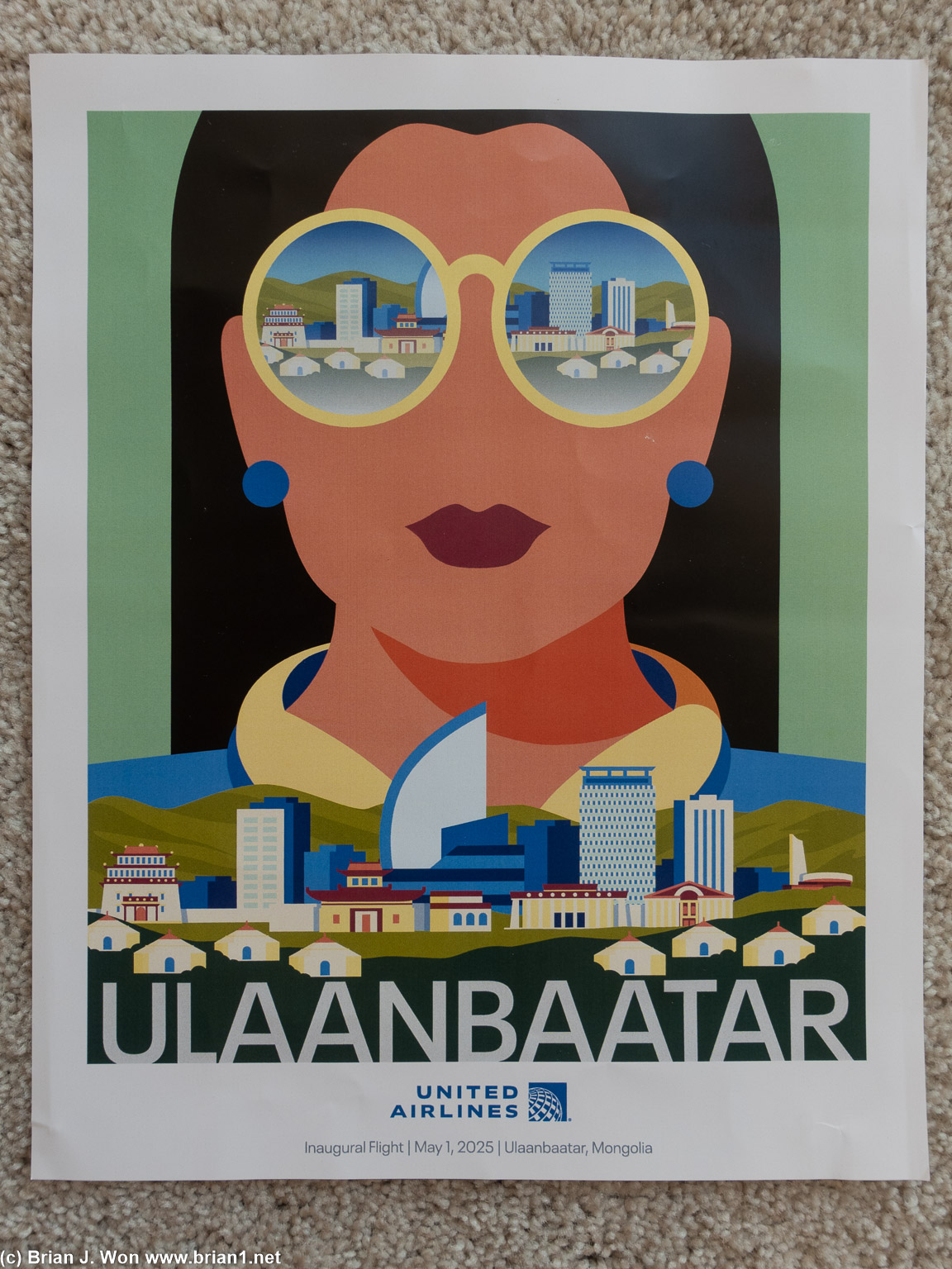 Letter-sized poster close-up.