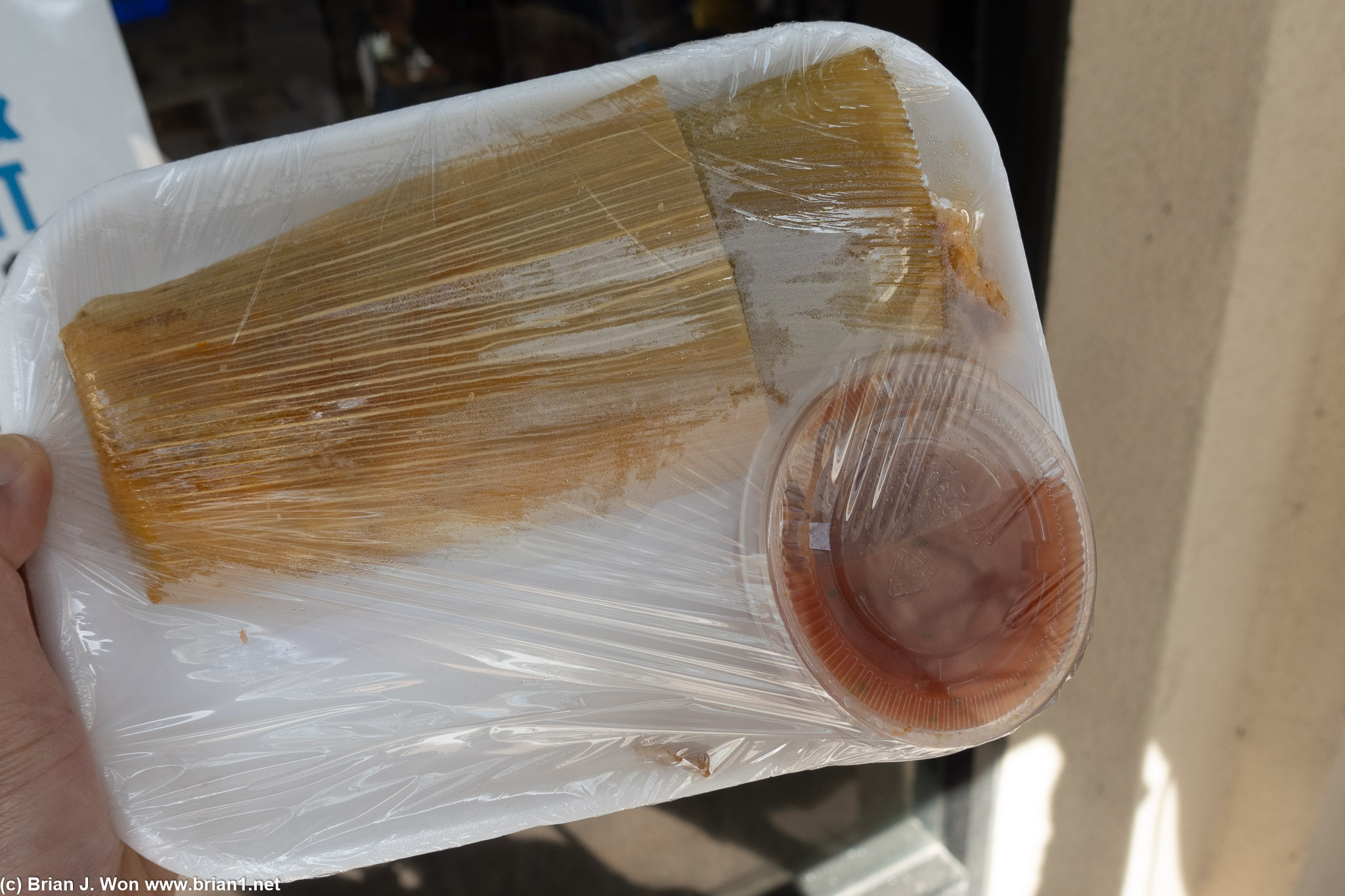 Tamales from Jumbo Tamales are a good deal.