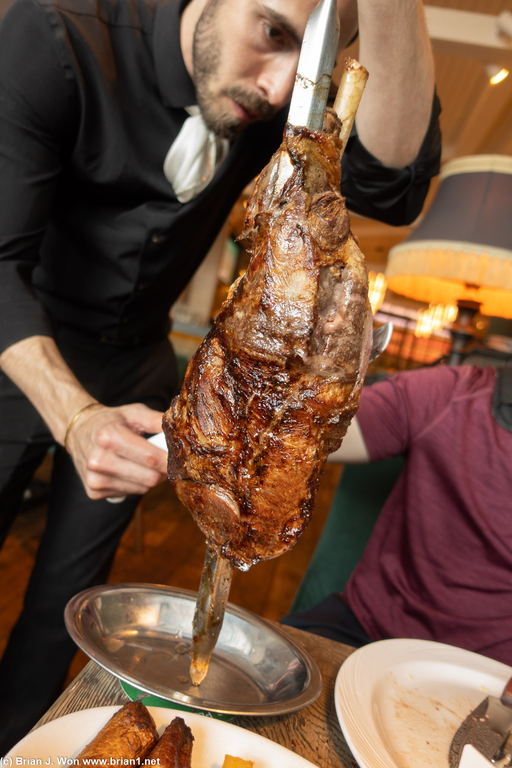Leg of lamb.
