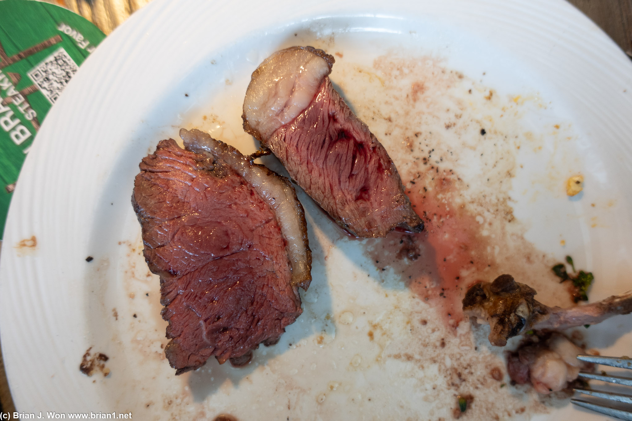 Picanha and New York strip (aka H&H special).