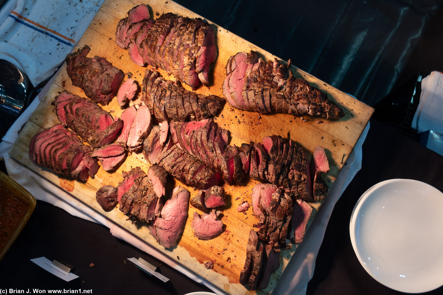 So much leftover beef tenderloin.