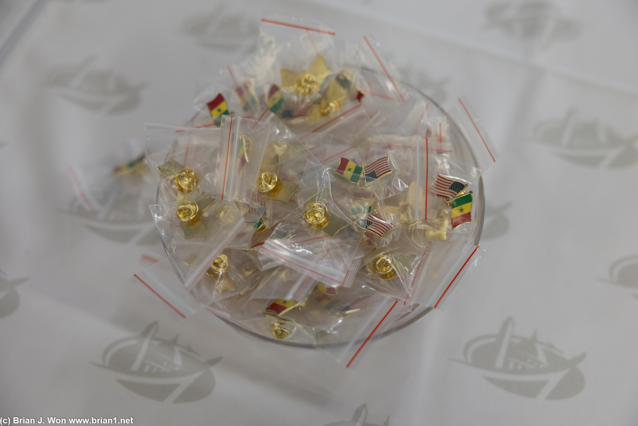 Flag pins for everyone.