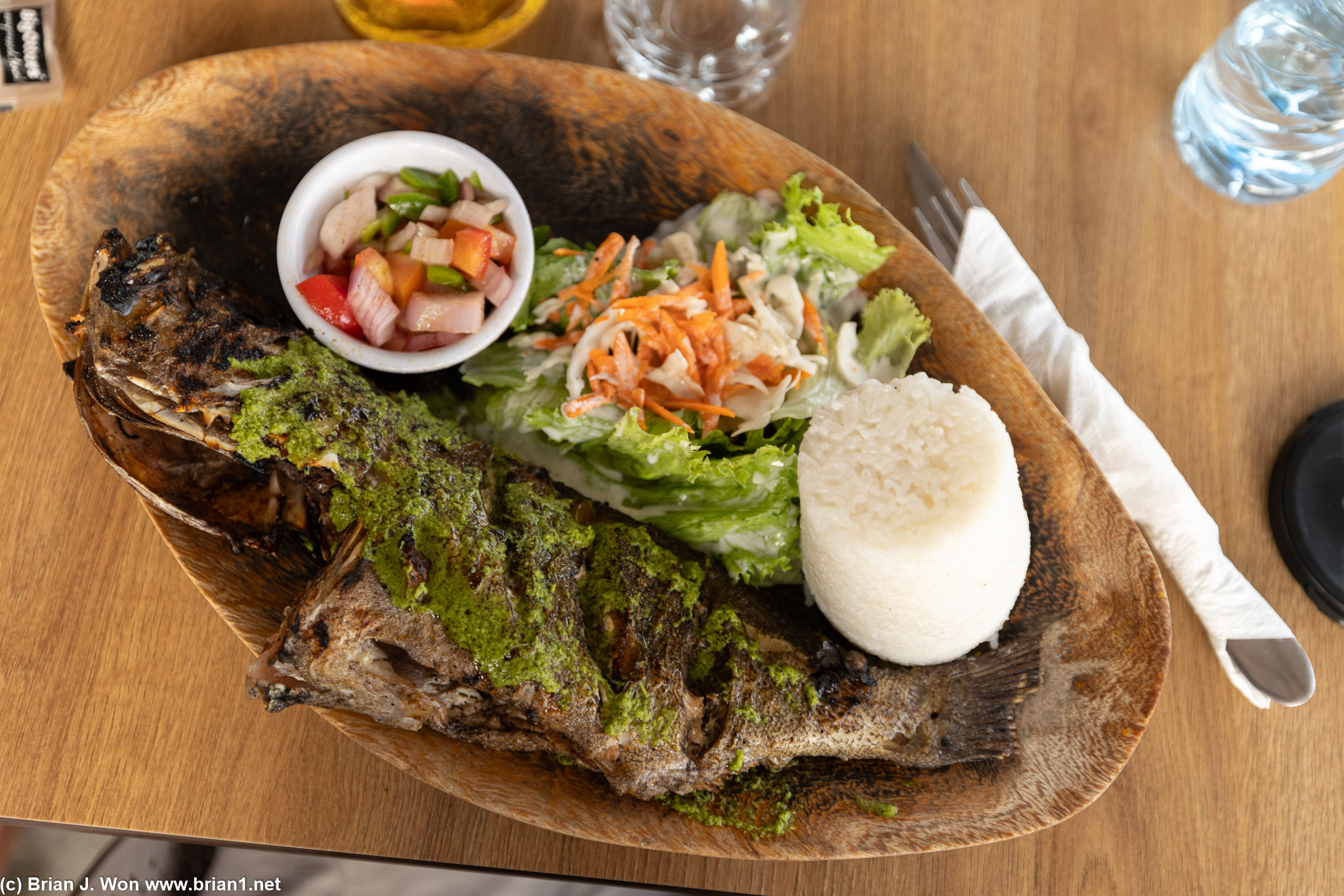 Whole fish.