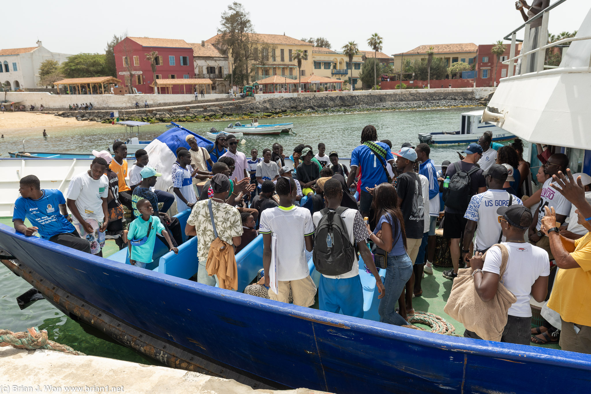 Goree Island's football team.
