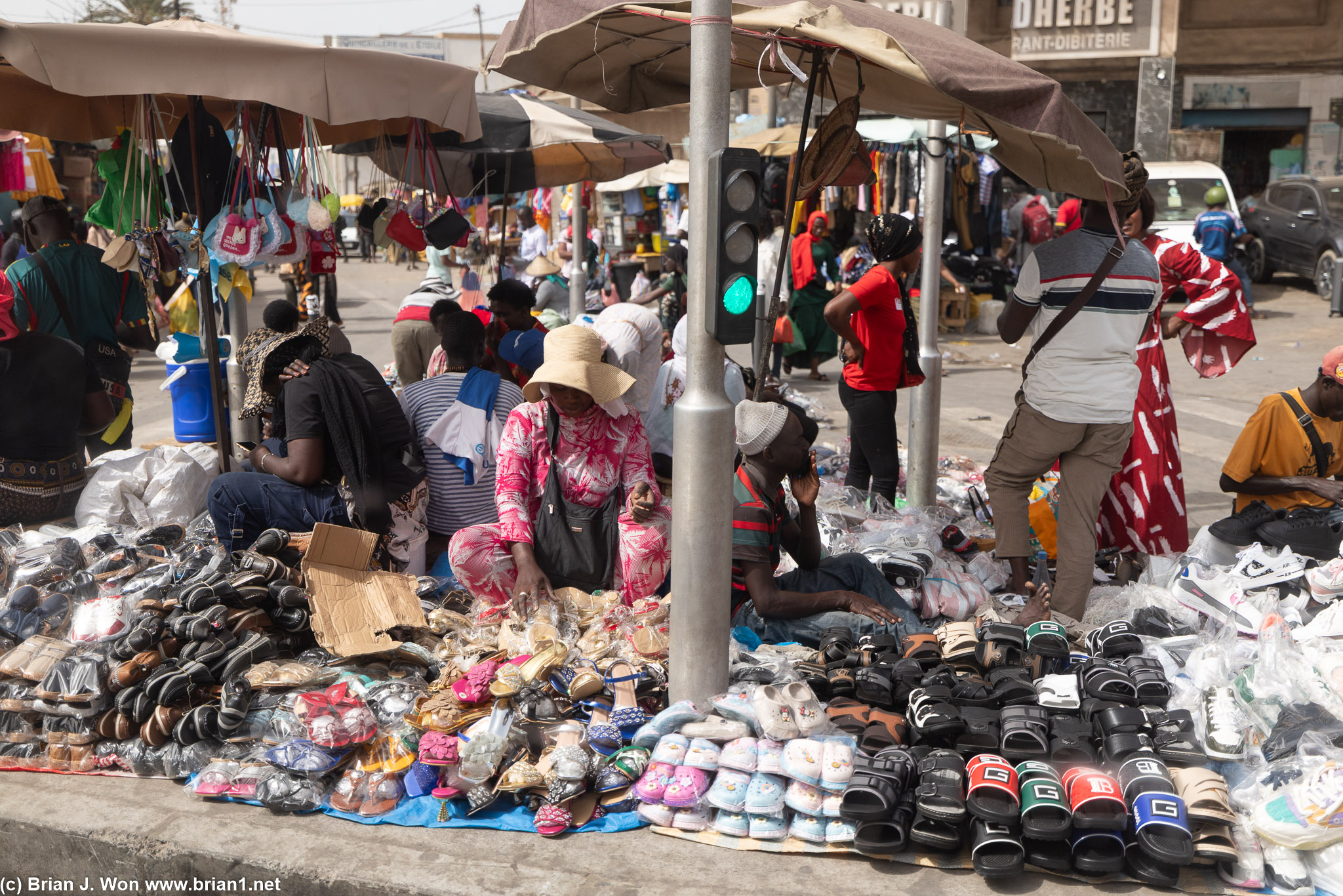 Street market.