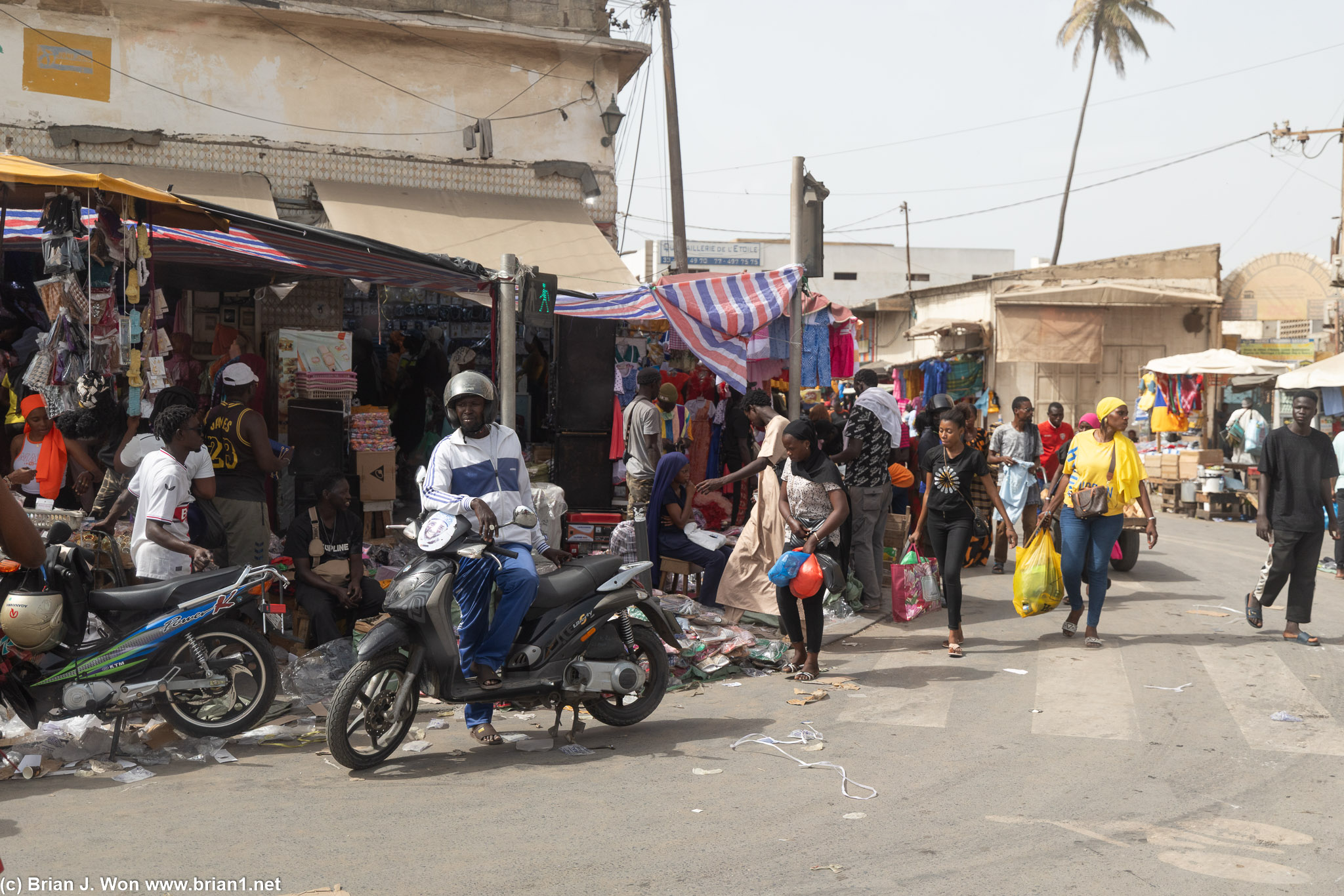 Street market.