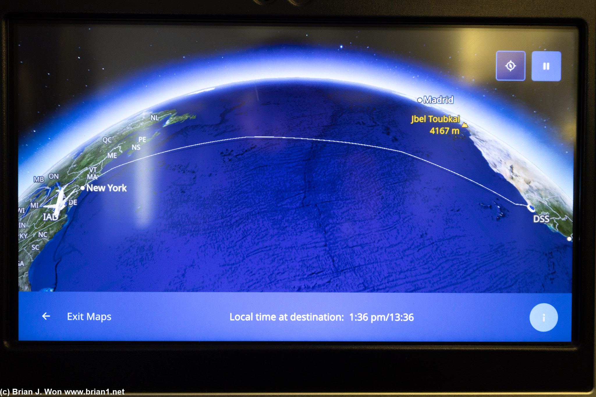 8hr 36min flight time, 4,015 miles (actual),  4,117 miles (Flightaware), 4,006 miles (great circle).