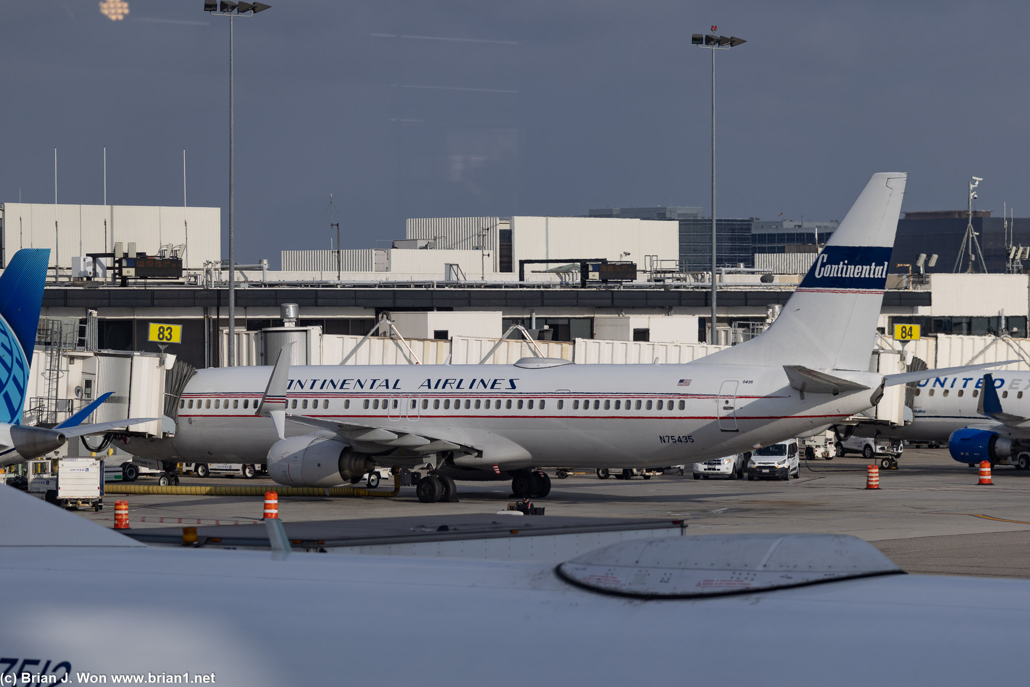 Heritage livery seen at LAX.