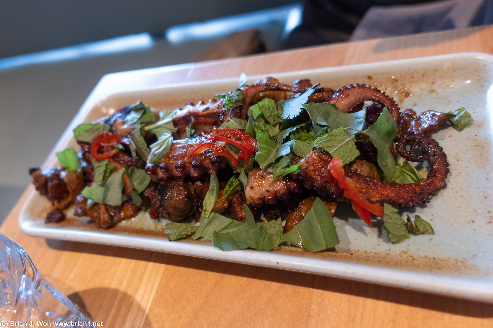 Octopus was very good.