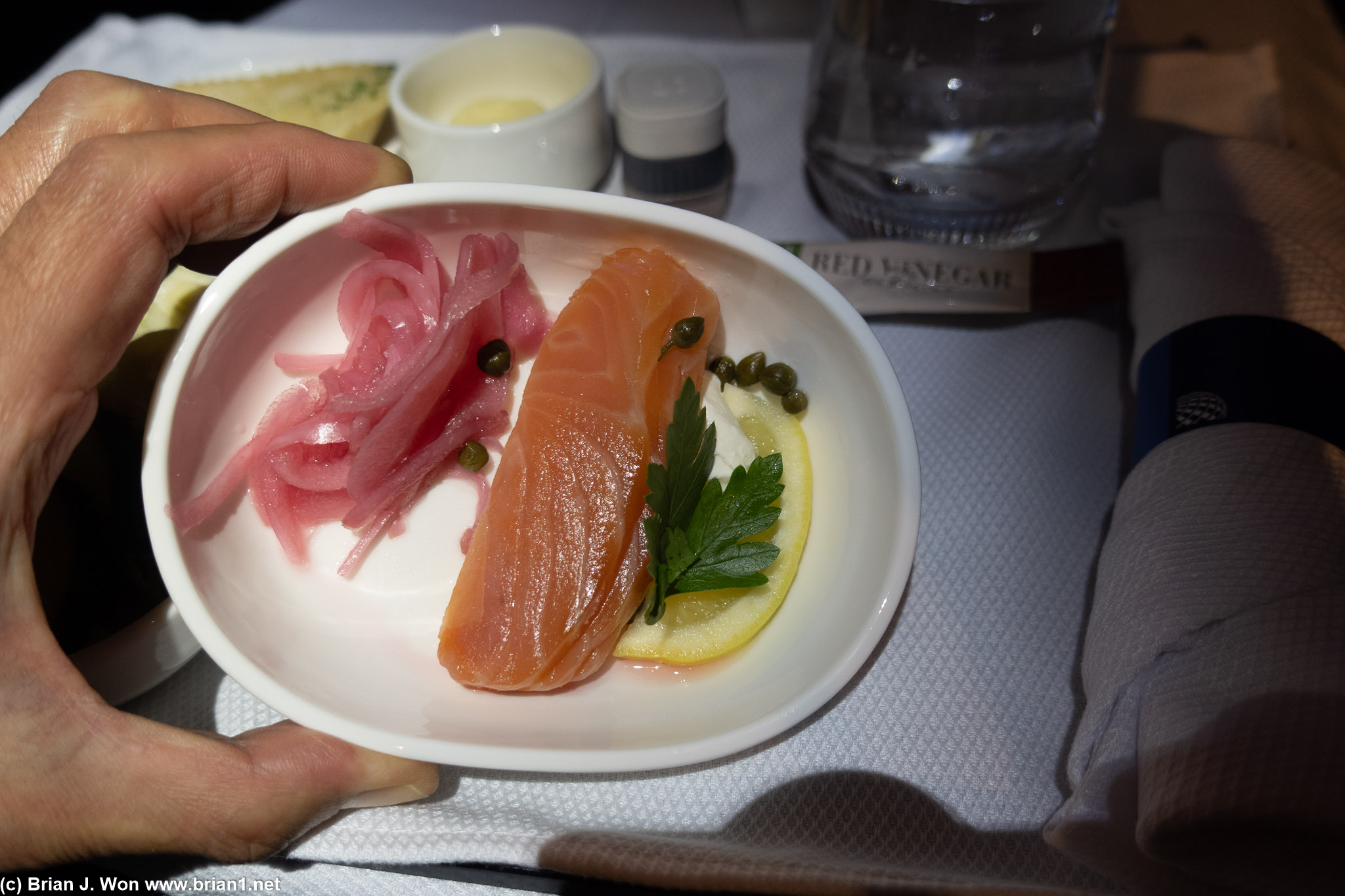 Salmon was pretty decent.