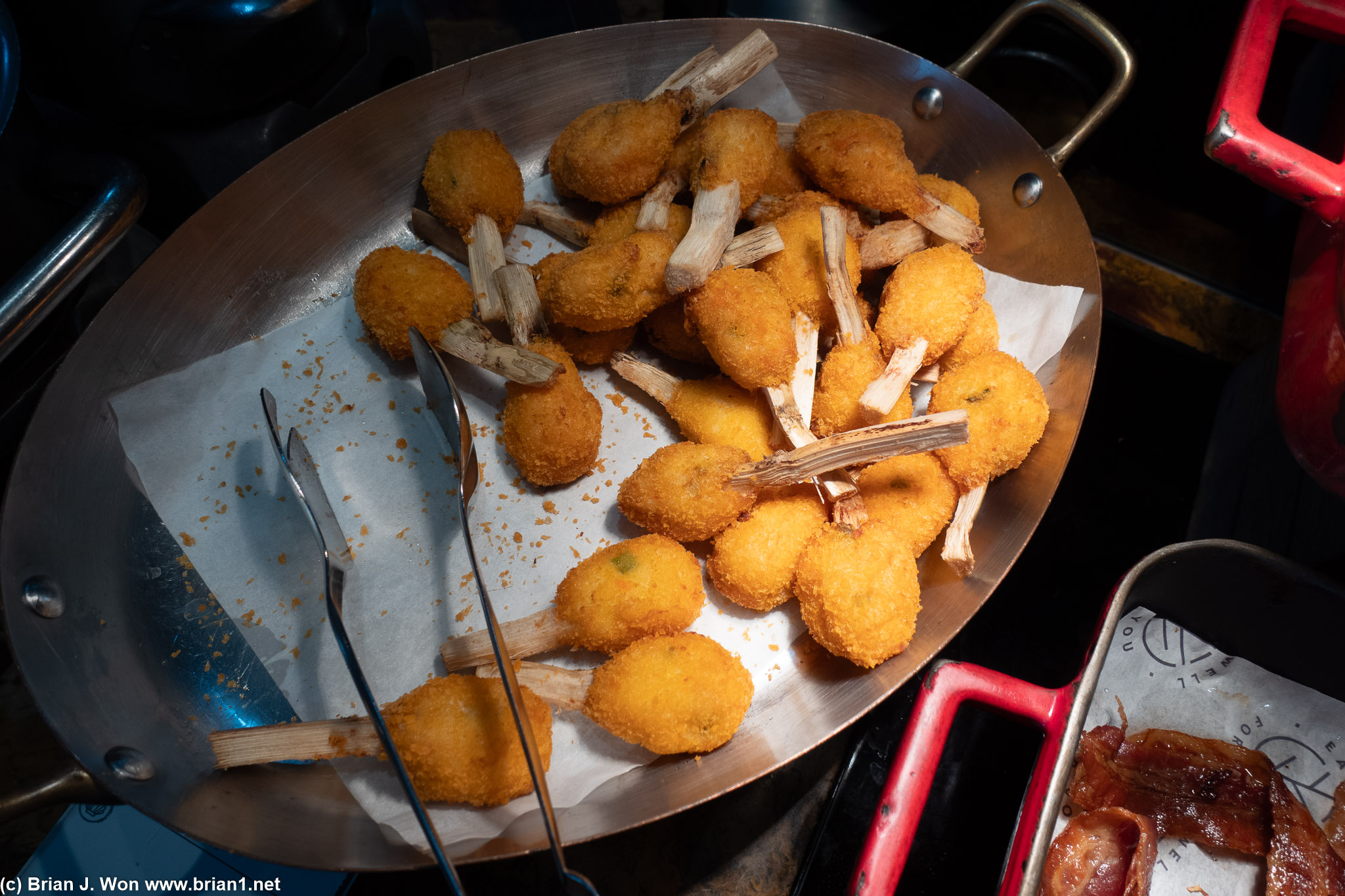 Deep fried shrimp ball were kinda meh.