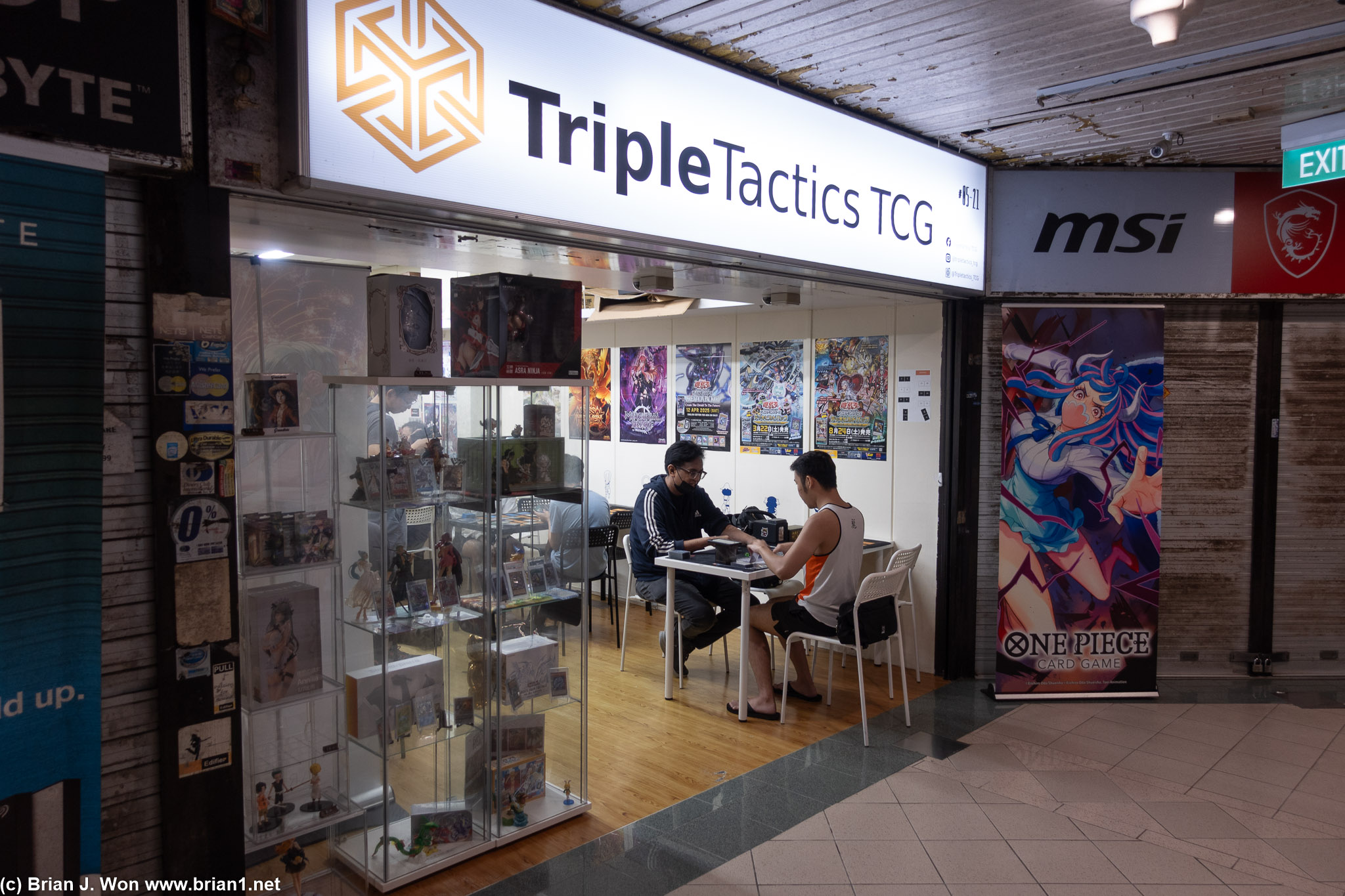 Board game store inside Sim Lim Square.