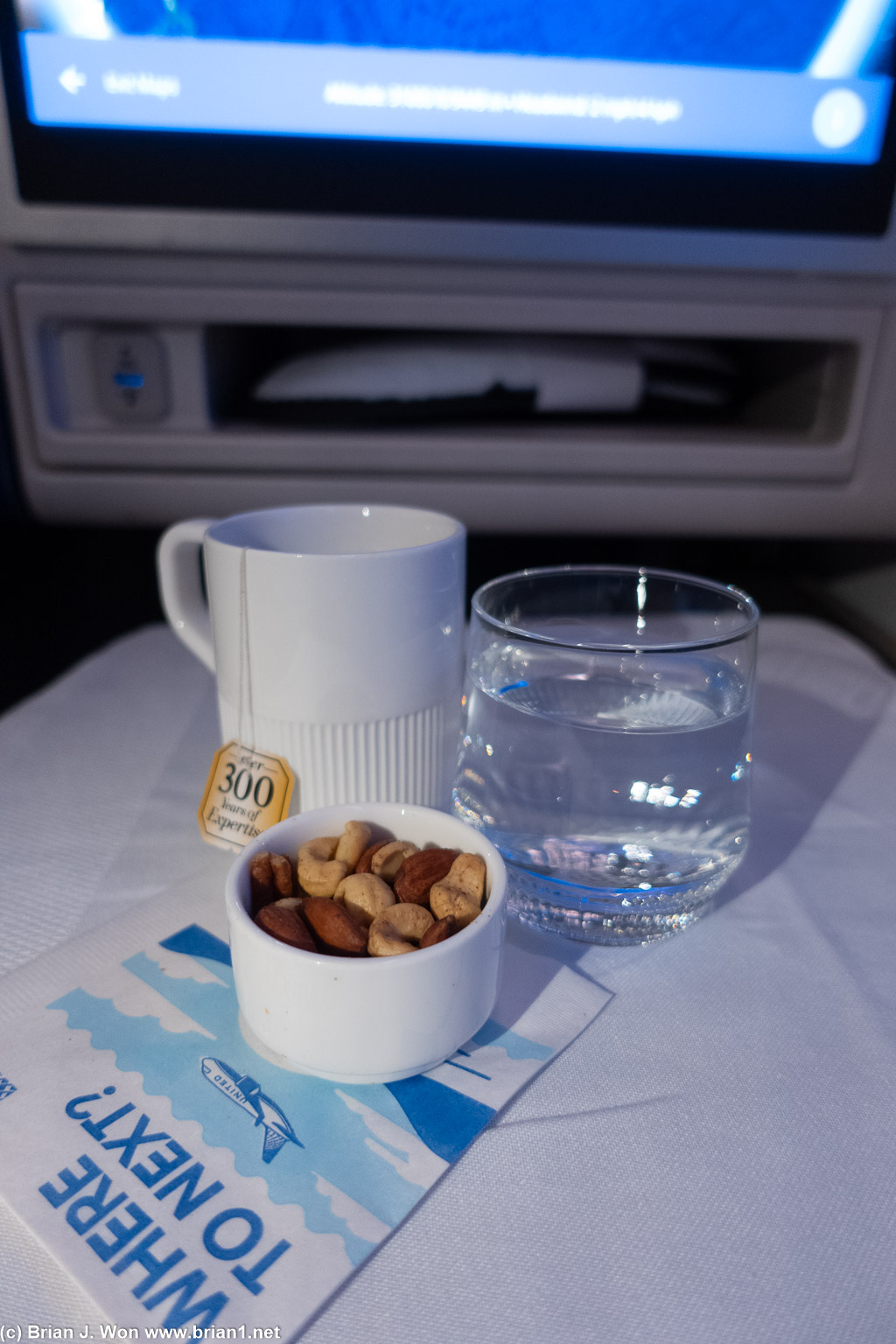 Proper dish for nuts.