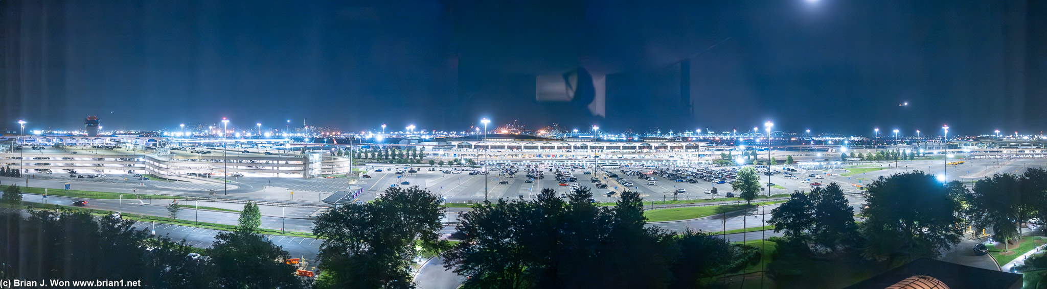 Panoramic view of Terminals B and C.