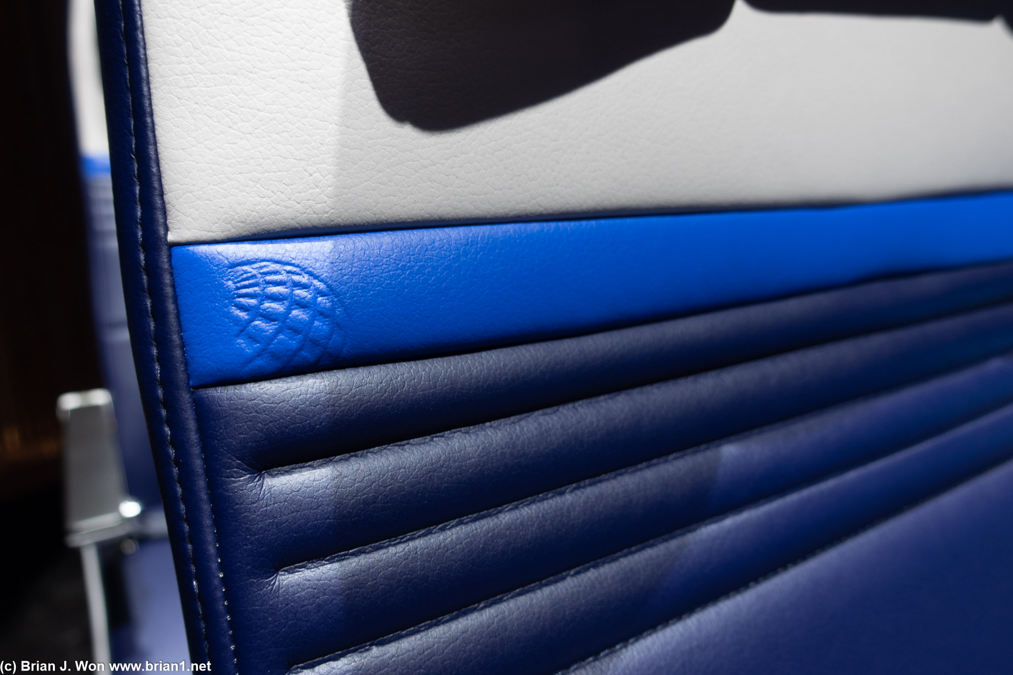 United logo embossed on the seats.