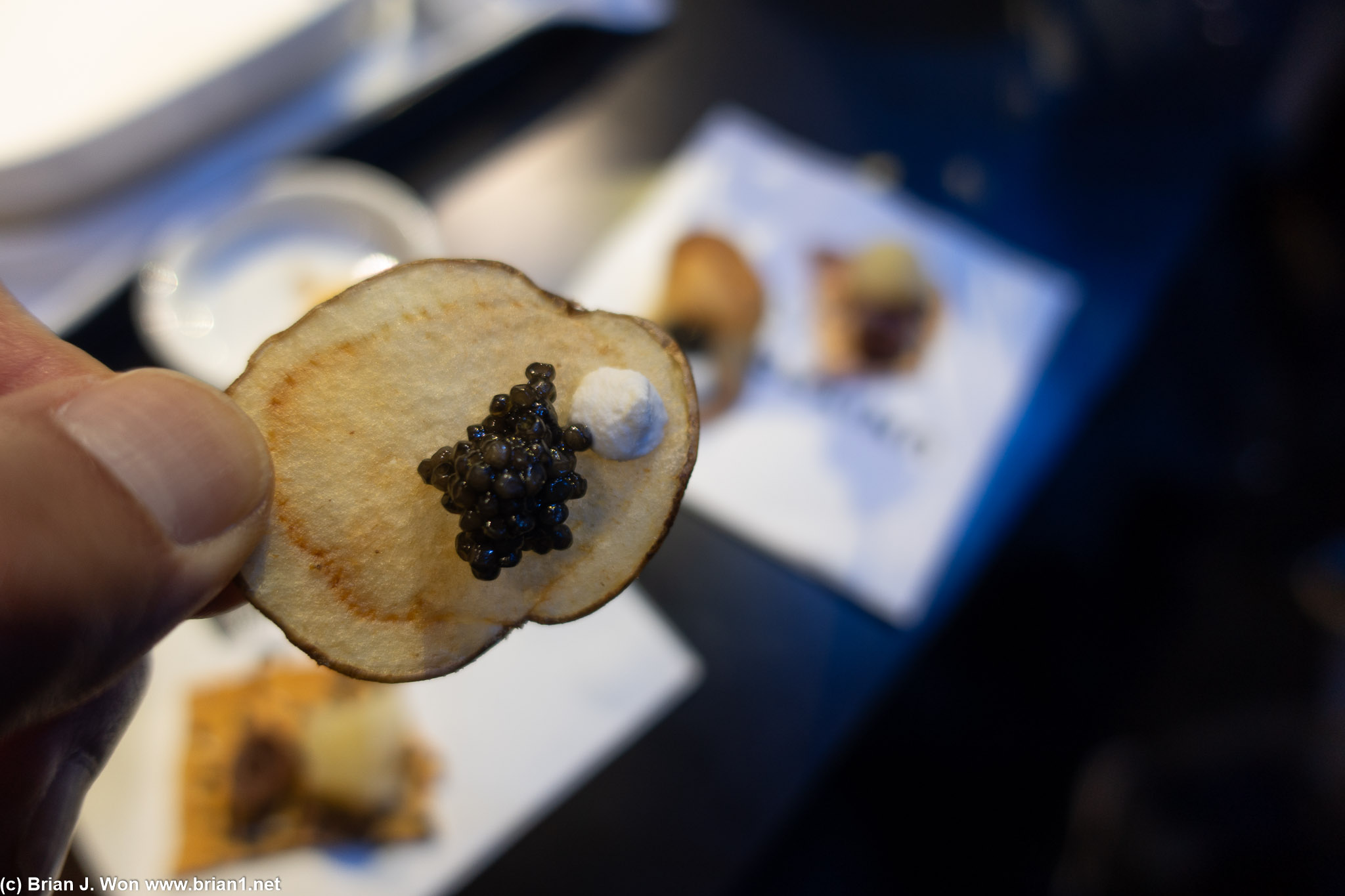 Yes, caviar on a chip.