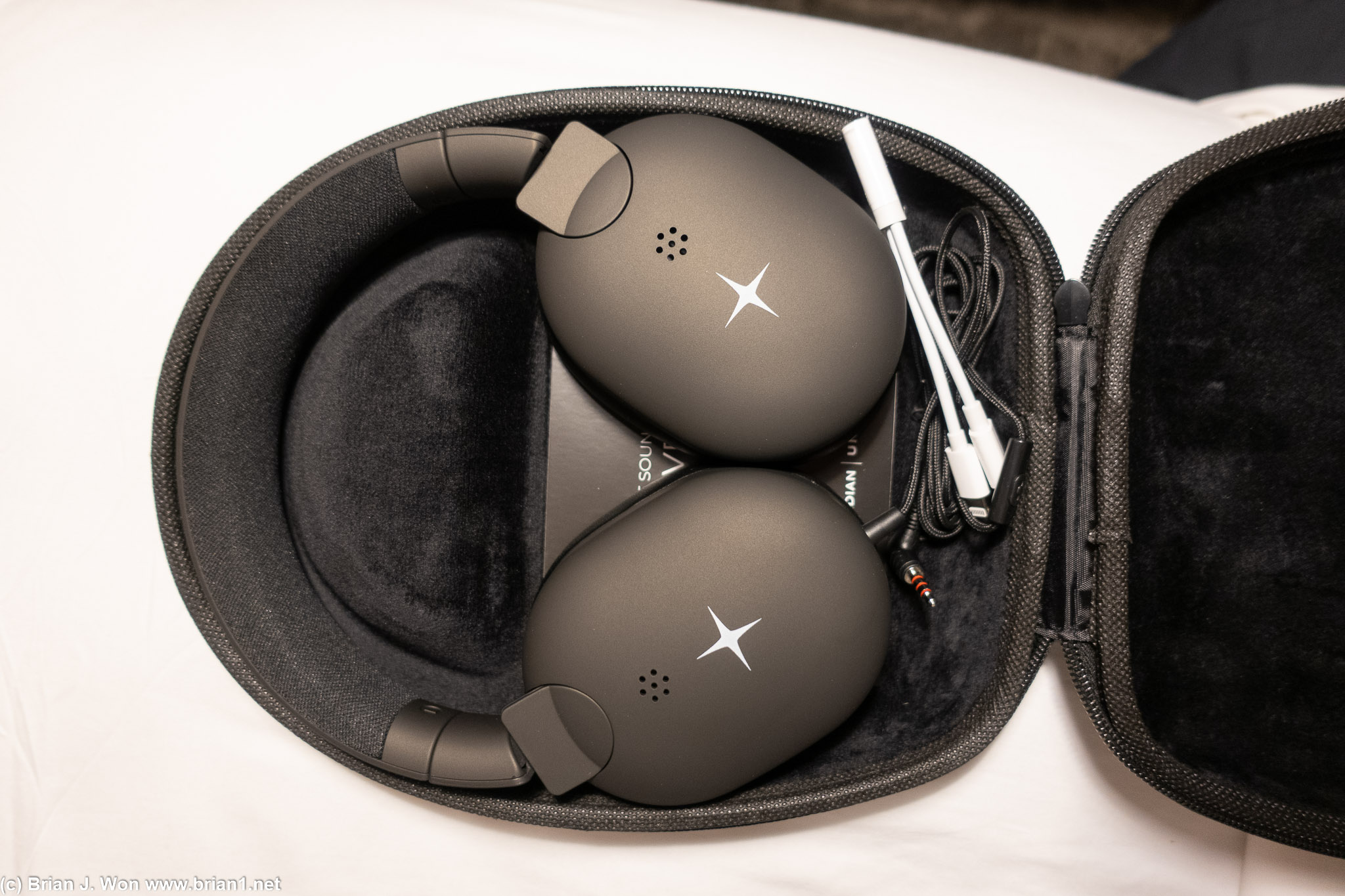 We even got a pair of the United x Meridian headphones to take home (!!!!).