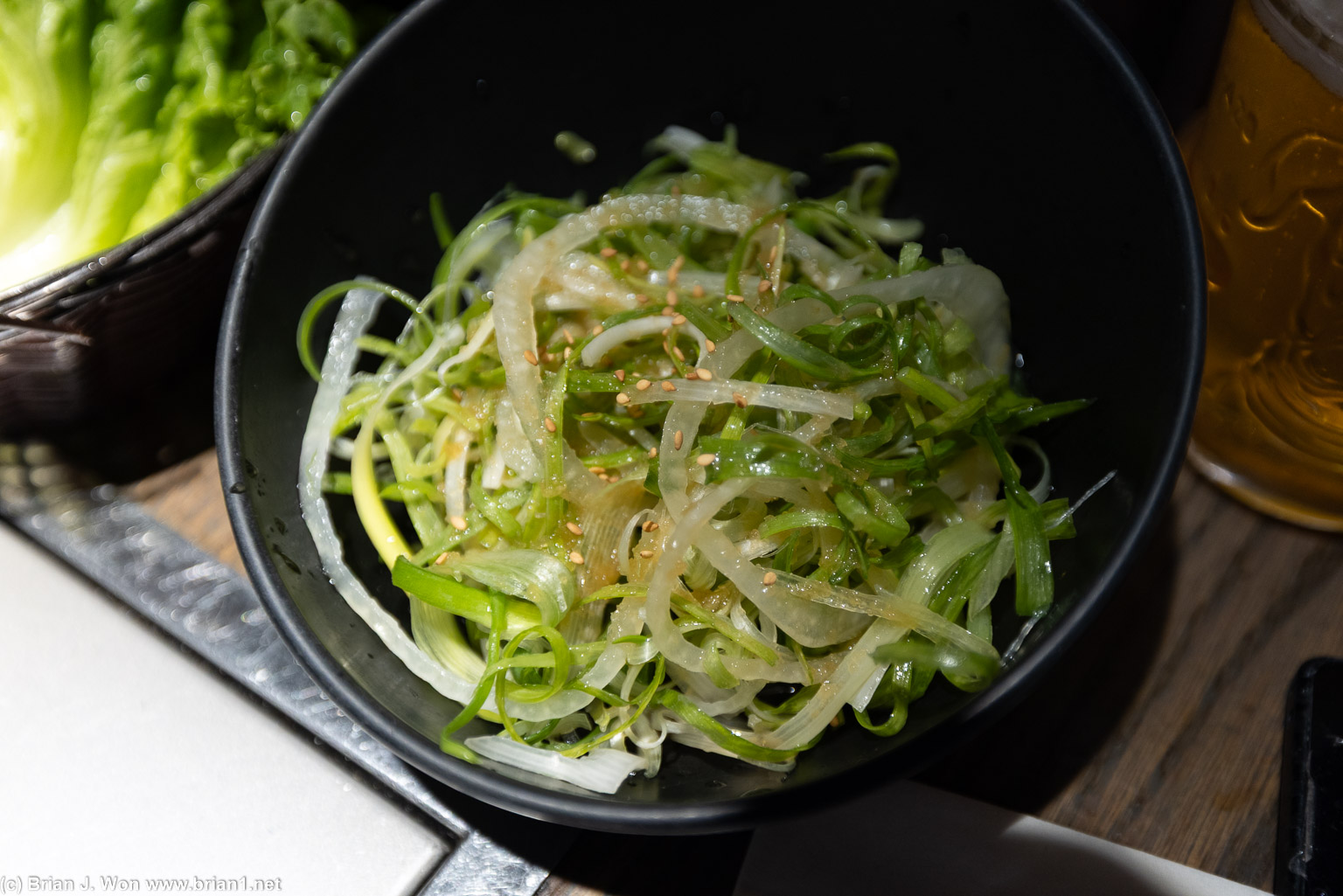 Salad was good, not that you do kbbq for the salad.