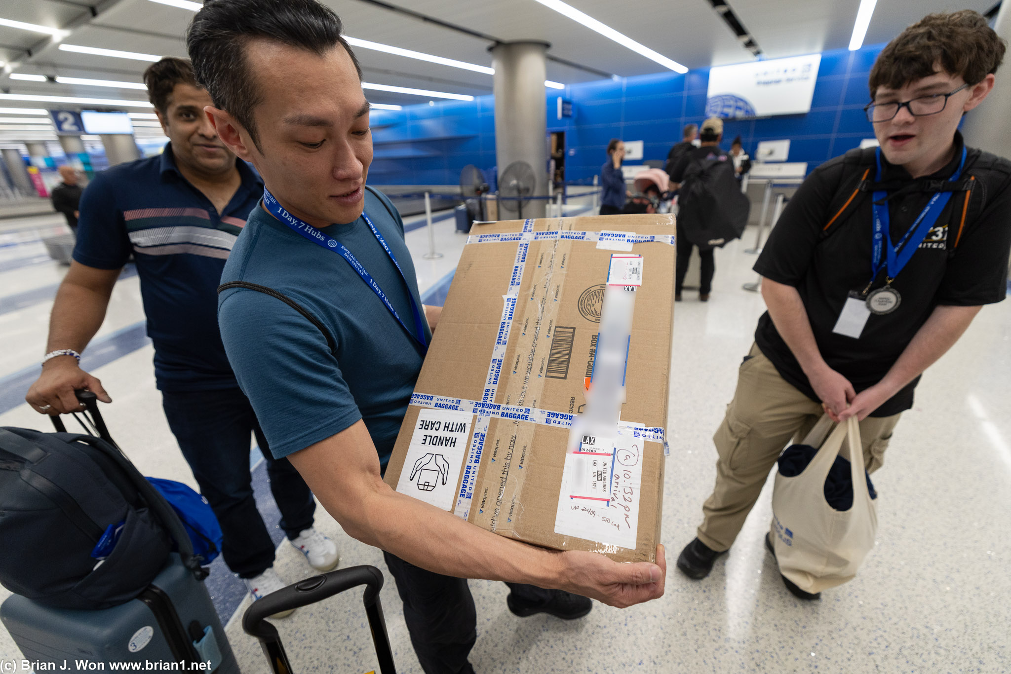 Carl checked a box to see if it would arrive. Turns it it did-- via a much more direct route.