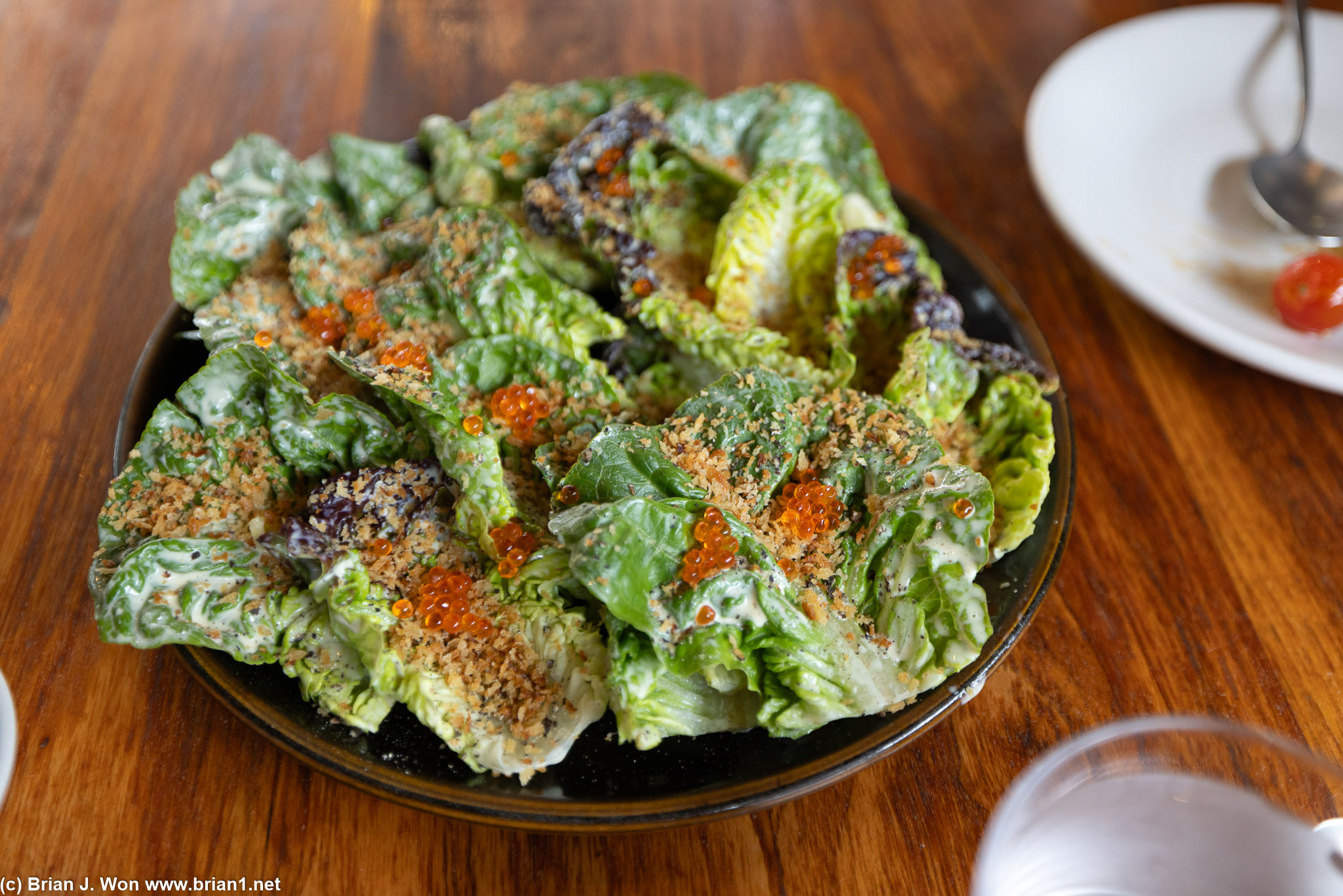 Little gem salad at Majordomo.