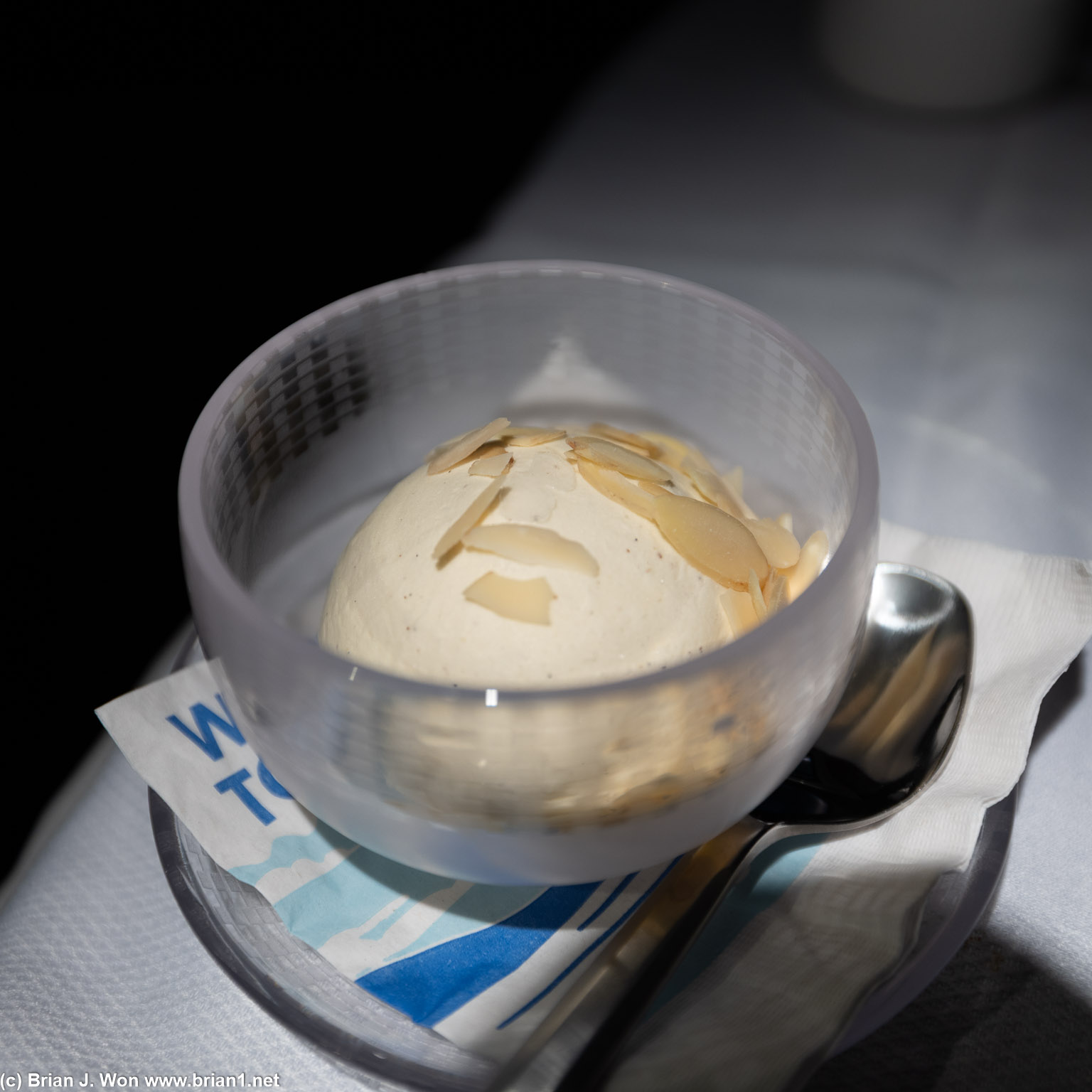 Should have said no to ice cream.