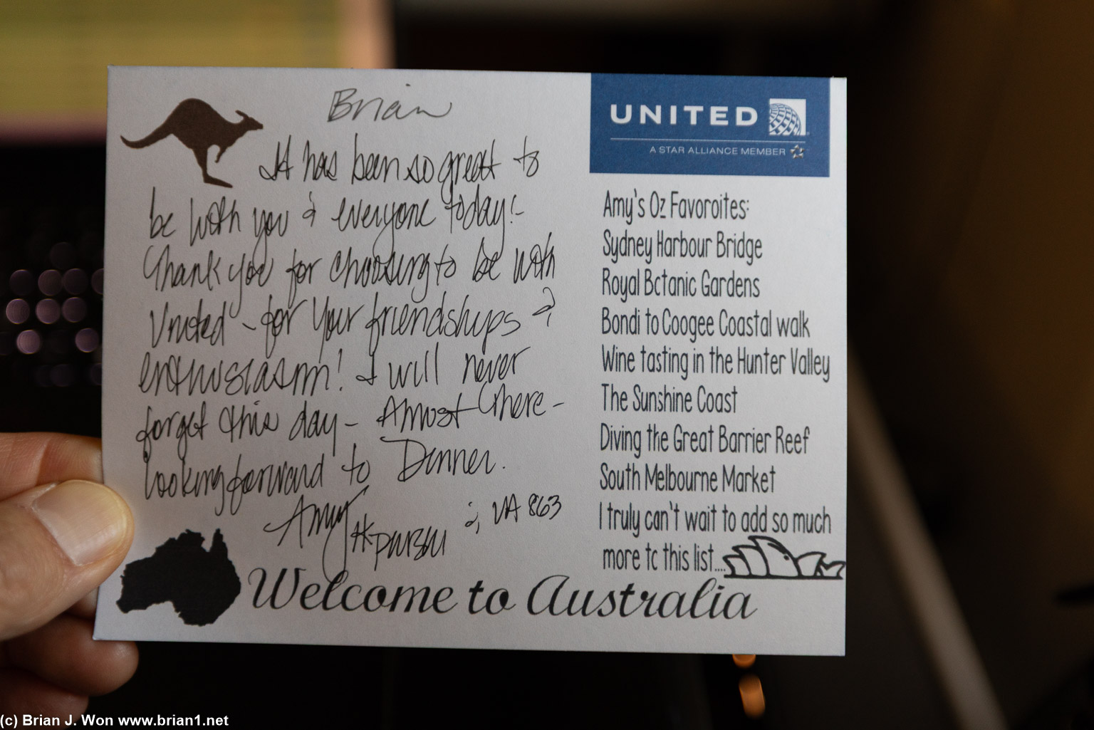 Thanks for the great flight, Amy!