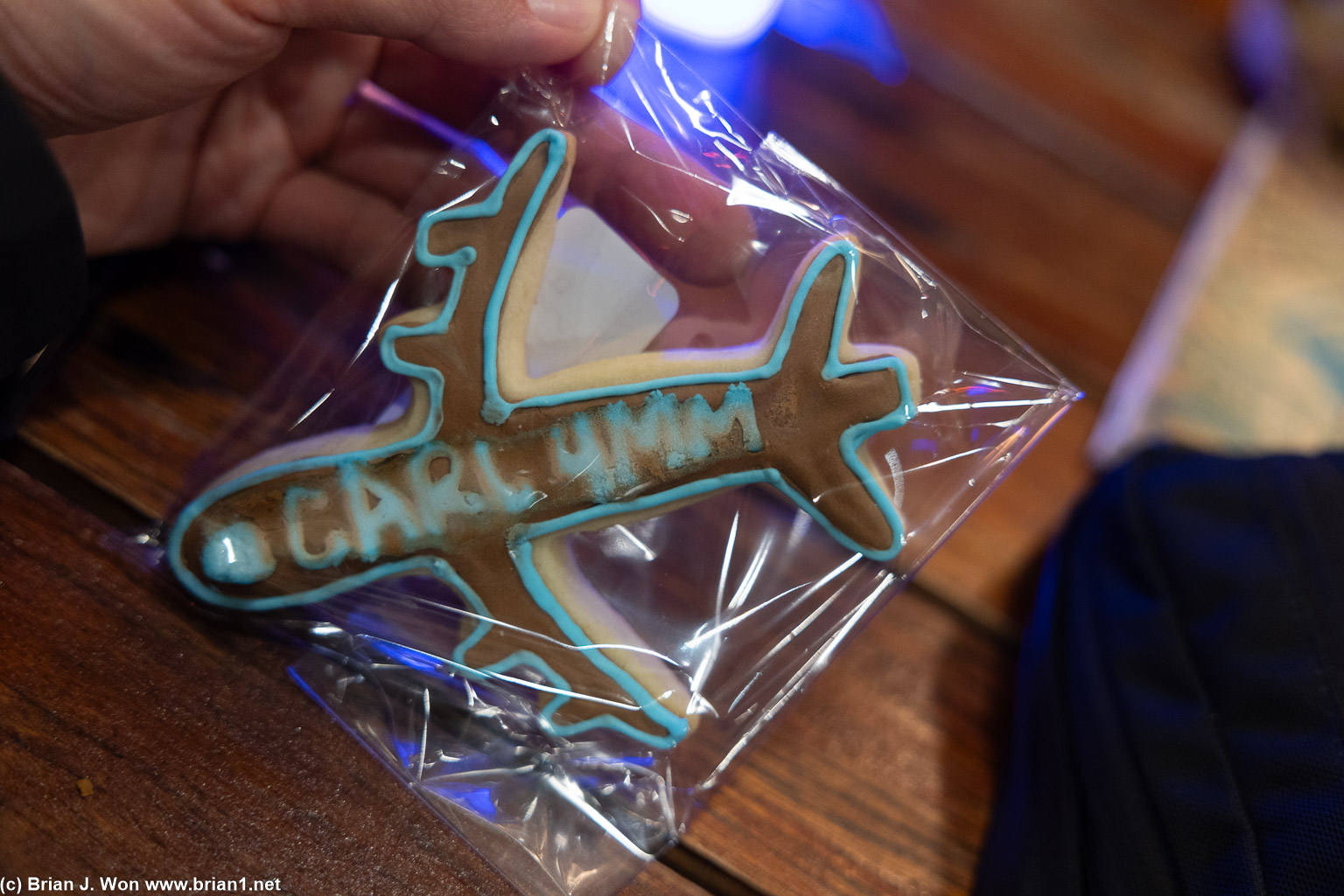 Cookies to commemorate the occasion.
