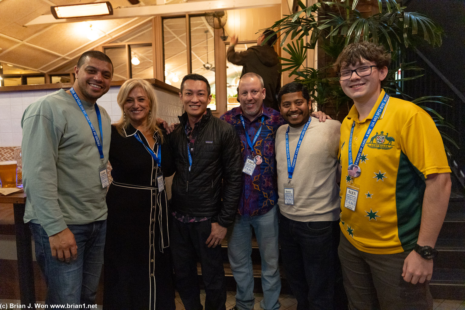 Jason, Susan, Carl, Greg, Danze, Alex.