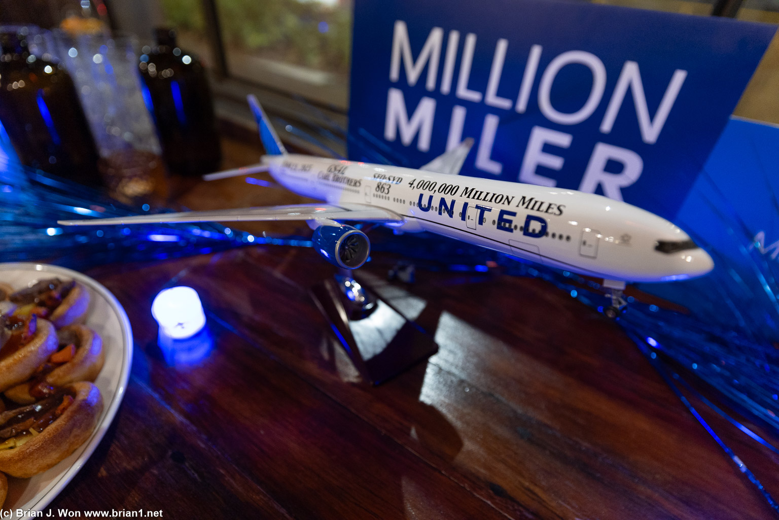 Can't do this without a commemorative airplane model.