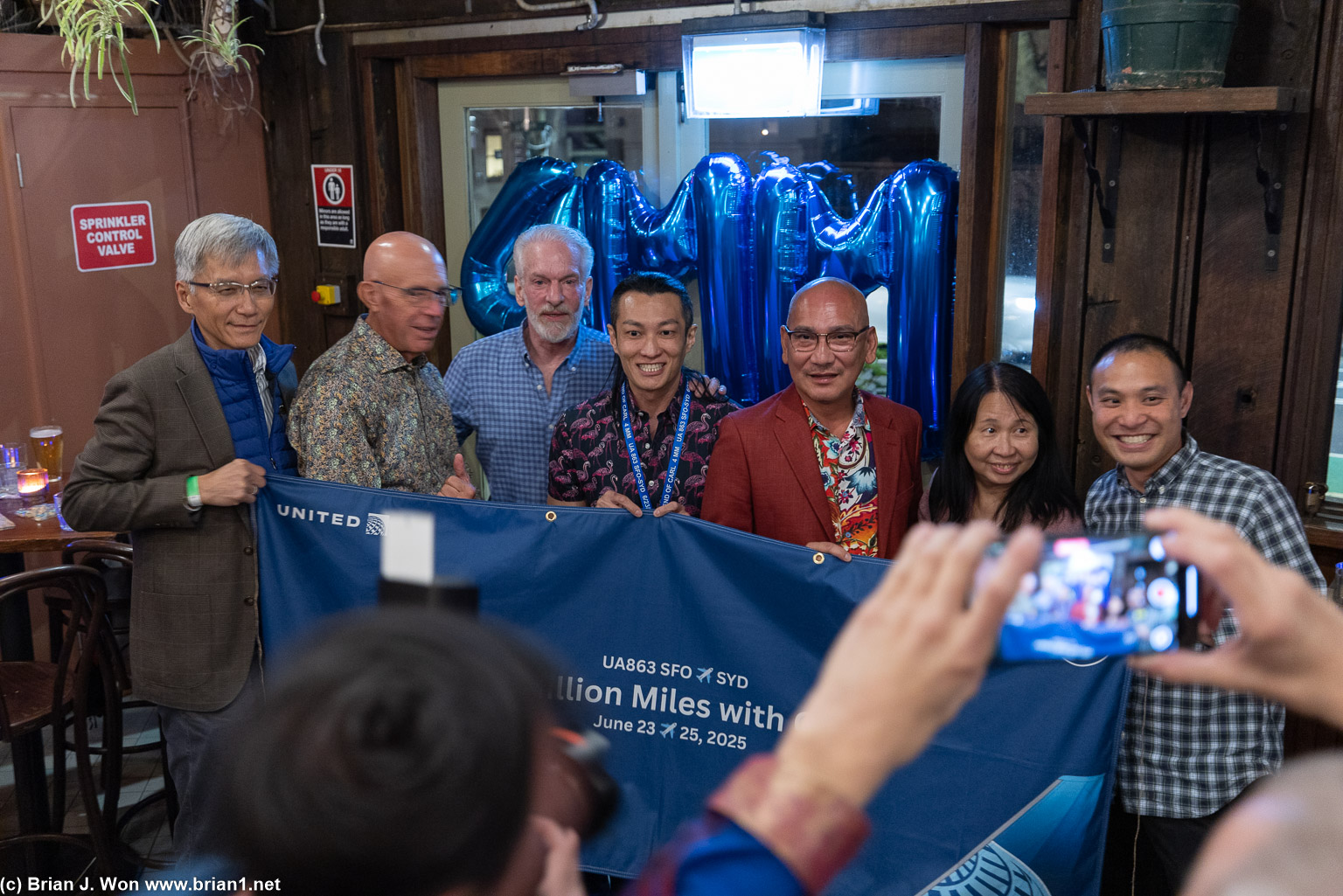 Most of the Global Services members in attendance (more than 11M miles worth of flying on United in this photo).