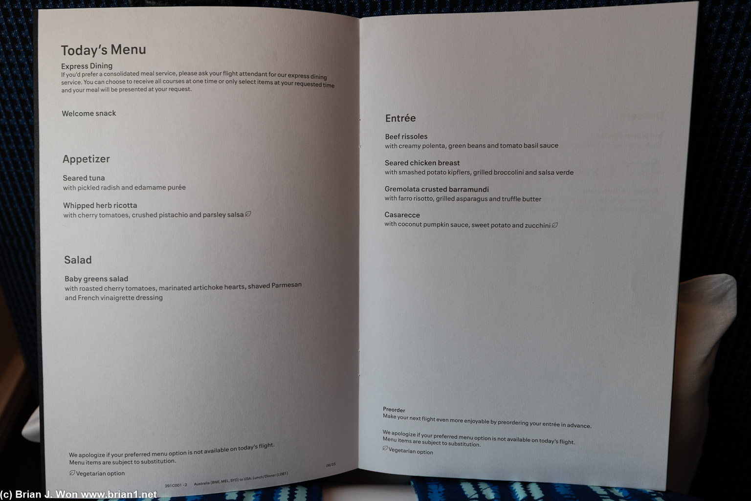 Menu.