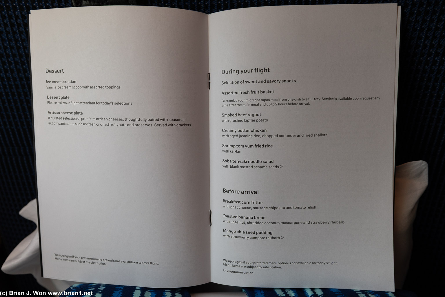 Menu.