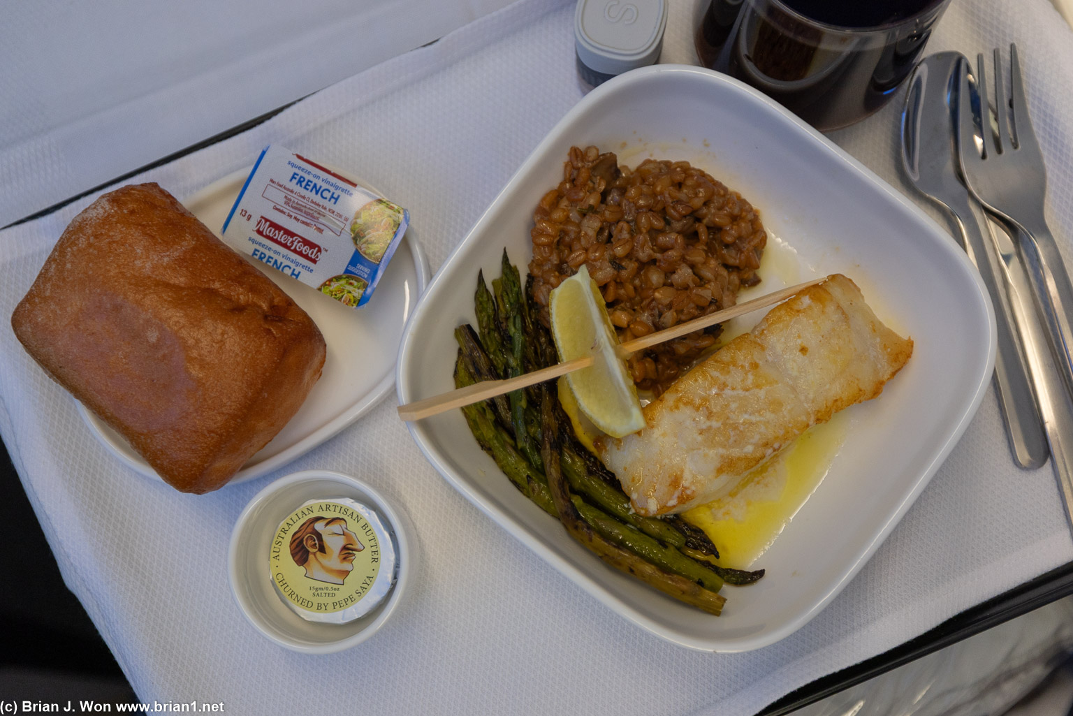 Barramundi is good.