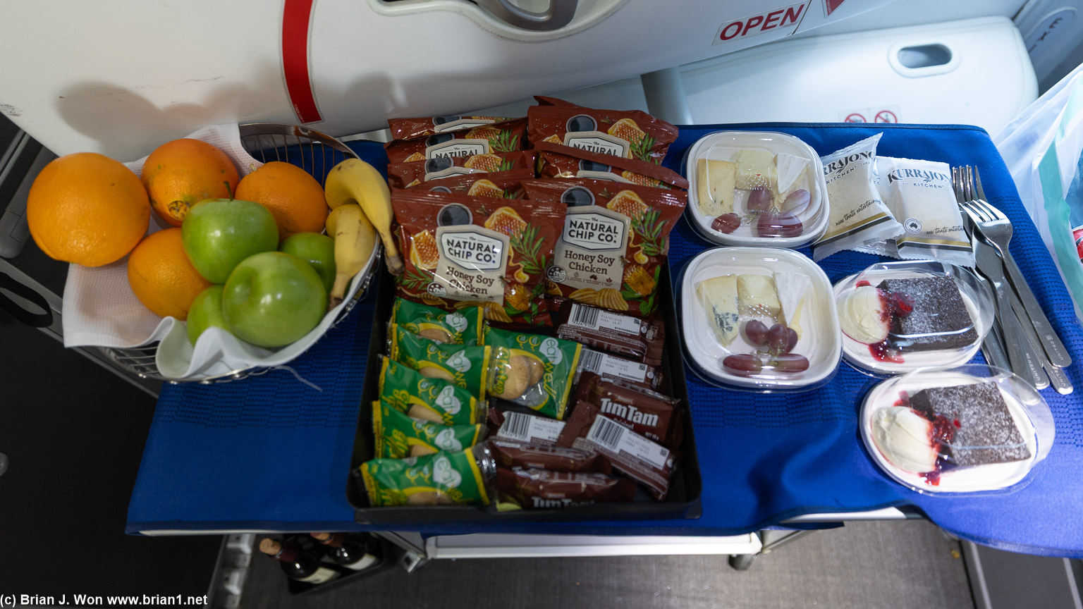 Snack cart.