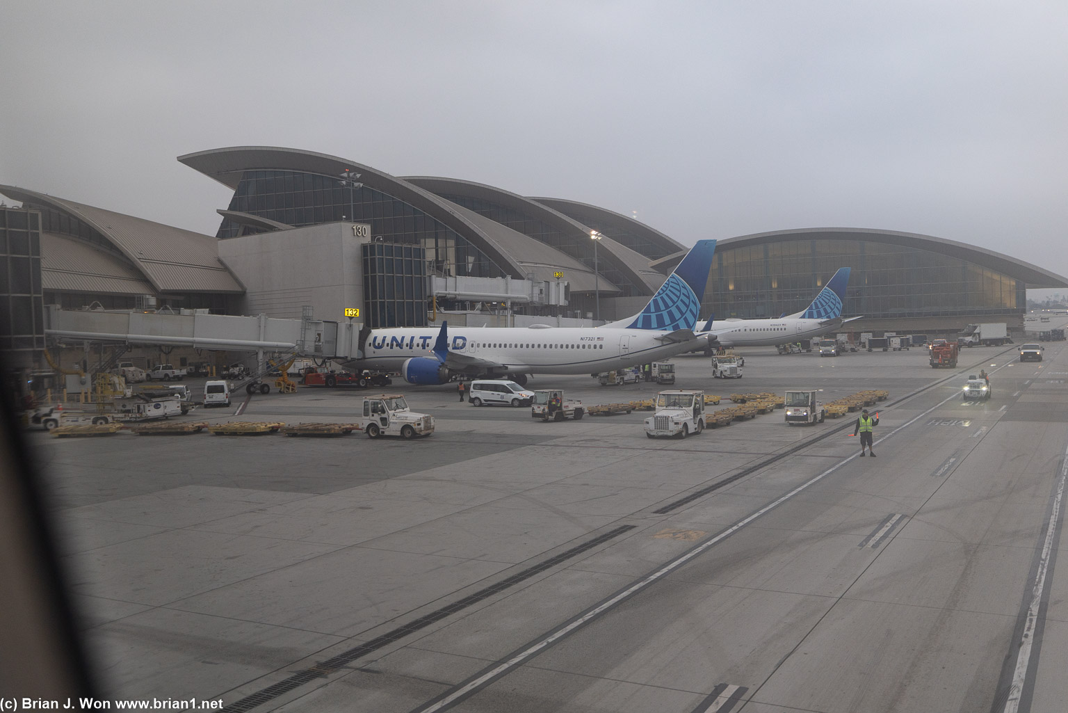 Early morning international arrivals mean going to Tom Bradley International Terminal instead of Terminal 7 for arrivals.