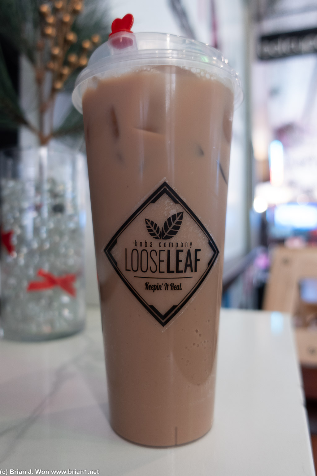 Milk tea at Loose Leaf Boba was terrible.