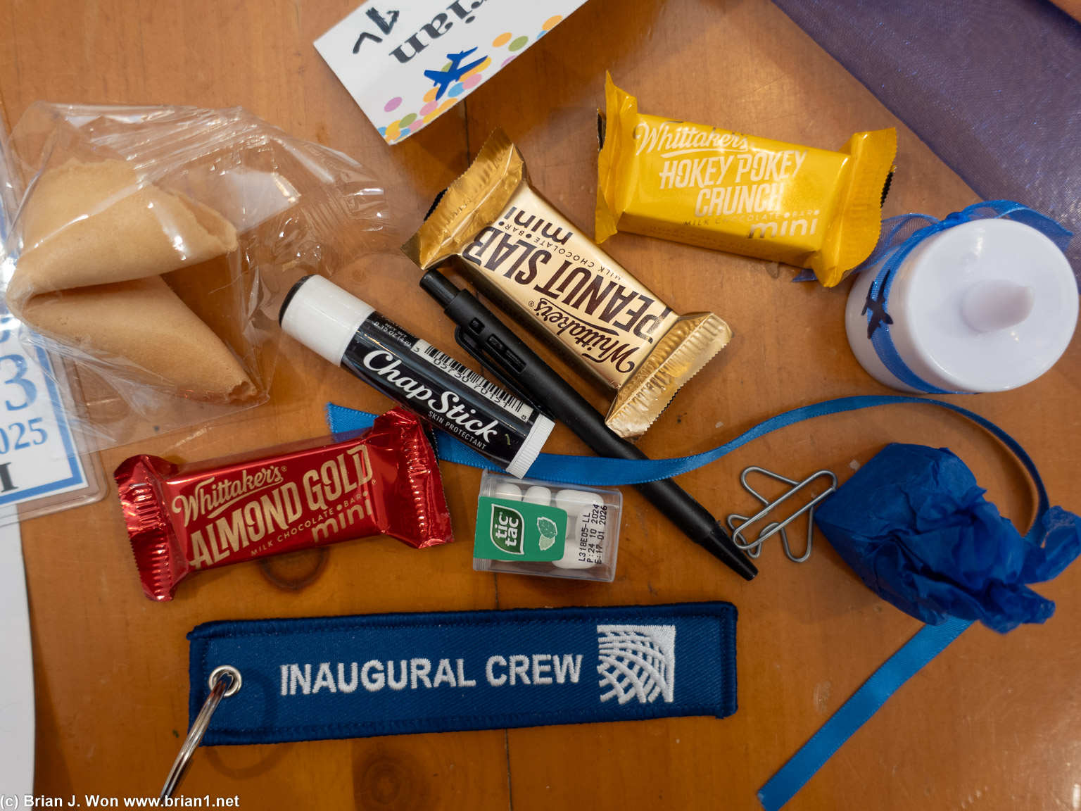 Inside the little blue mesg bag.