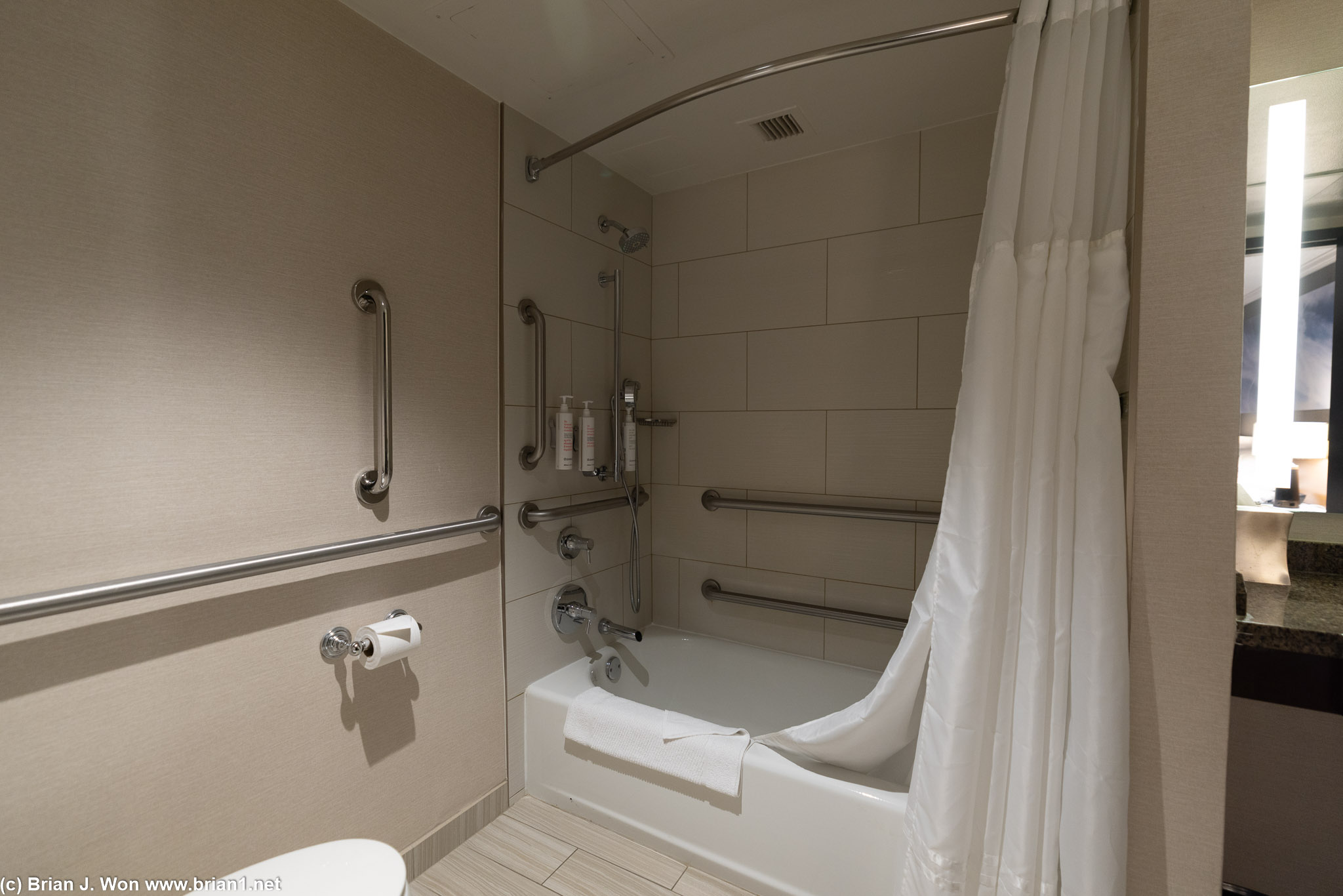 So many grab bars, Matt would be proud.