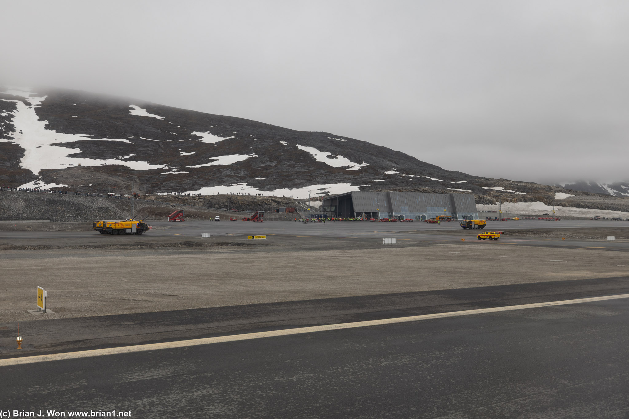 Landed at Nuuk International Airport.