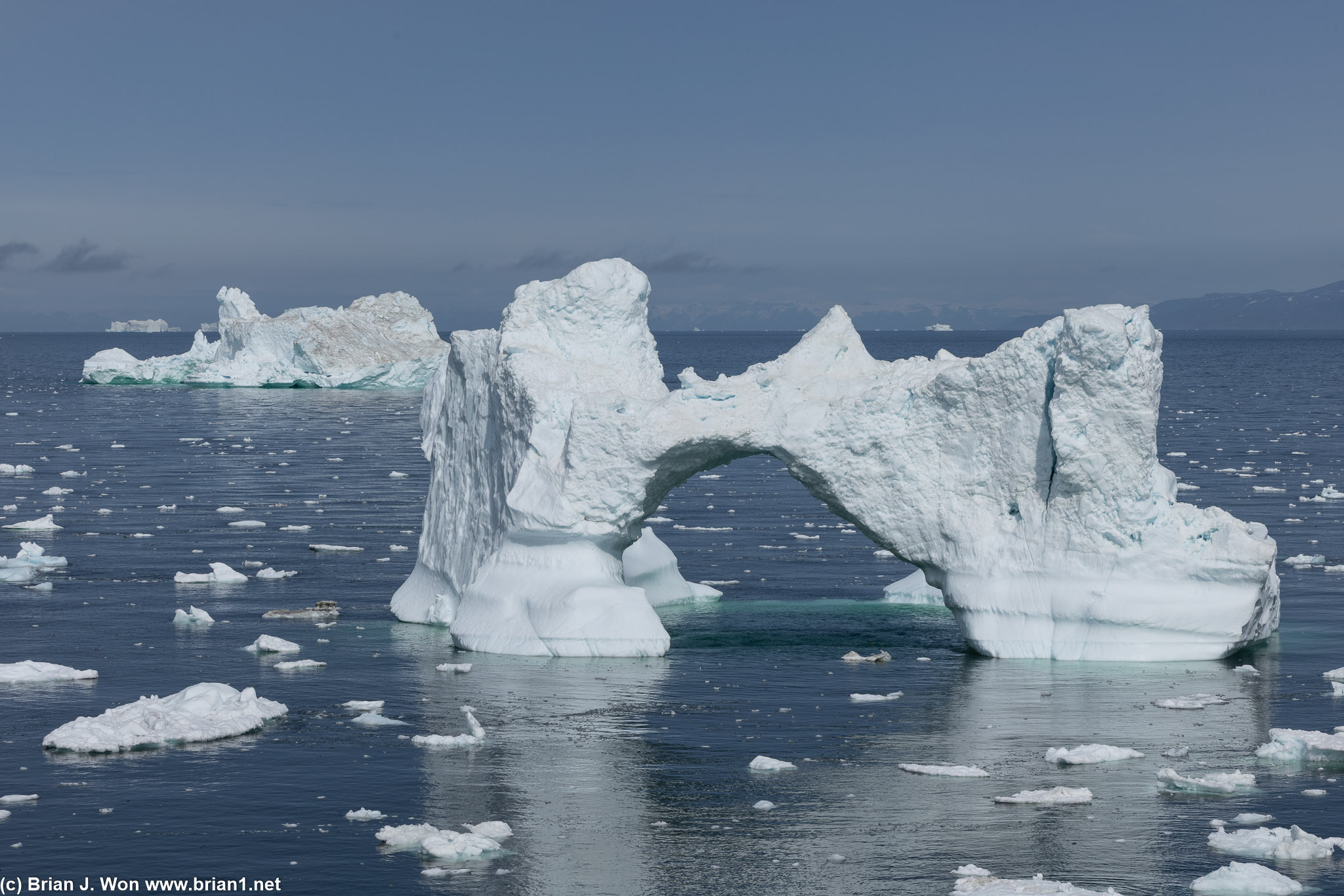Two icebergs, not just one.