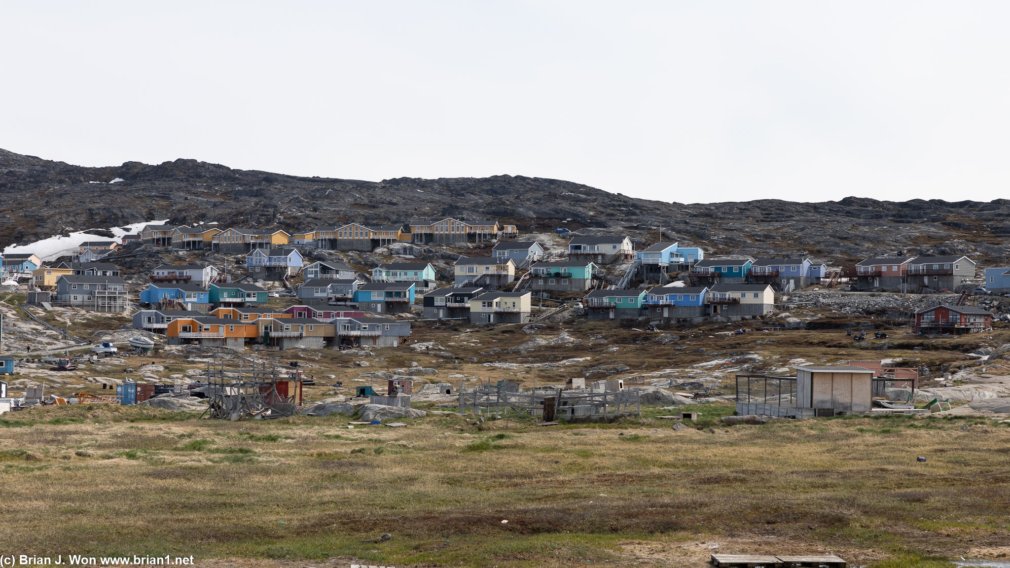 Ilulissat not as colorful as Nuuk.