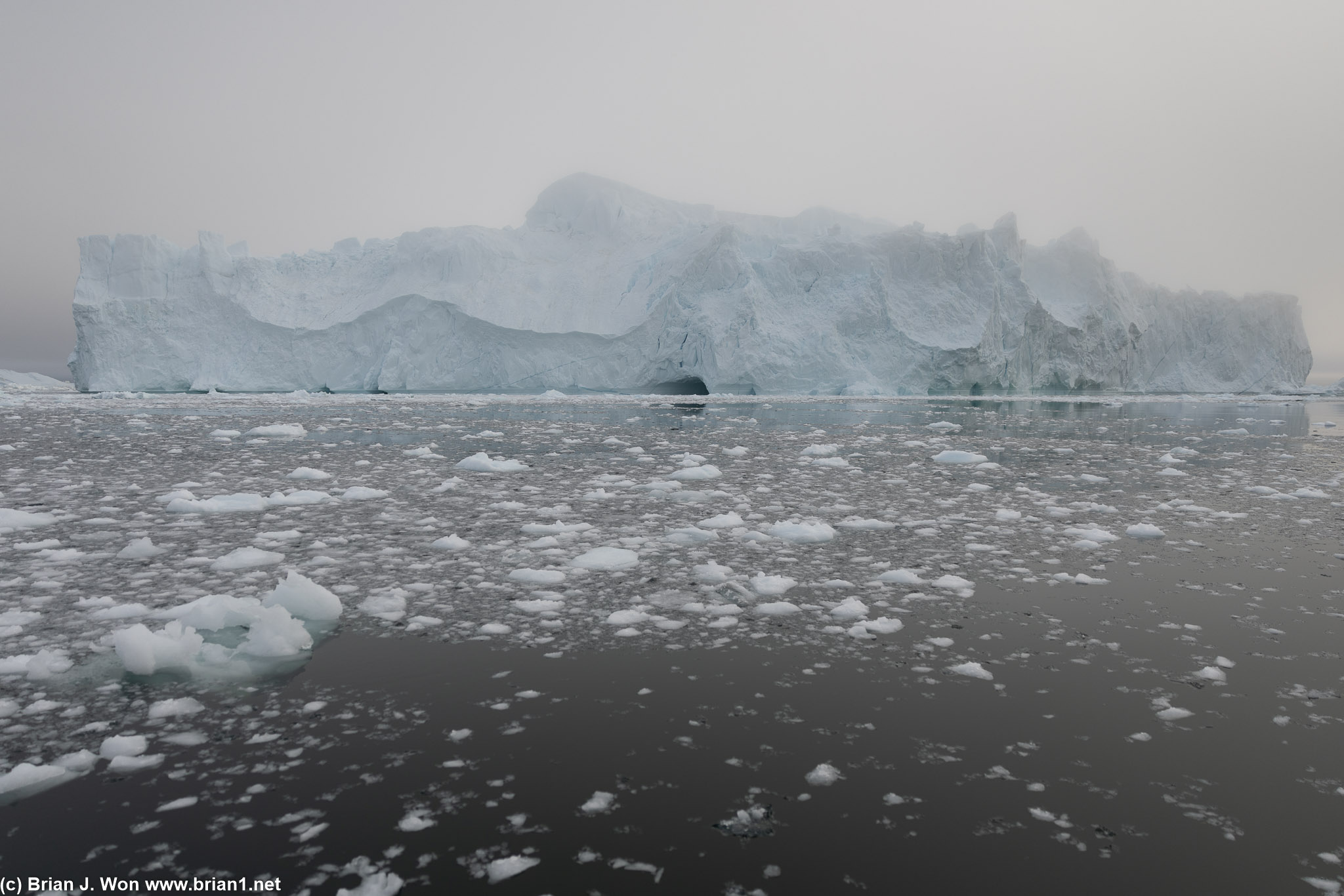 Starting to see more sea ice.