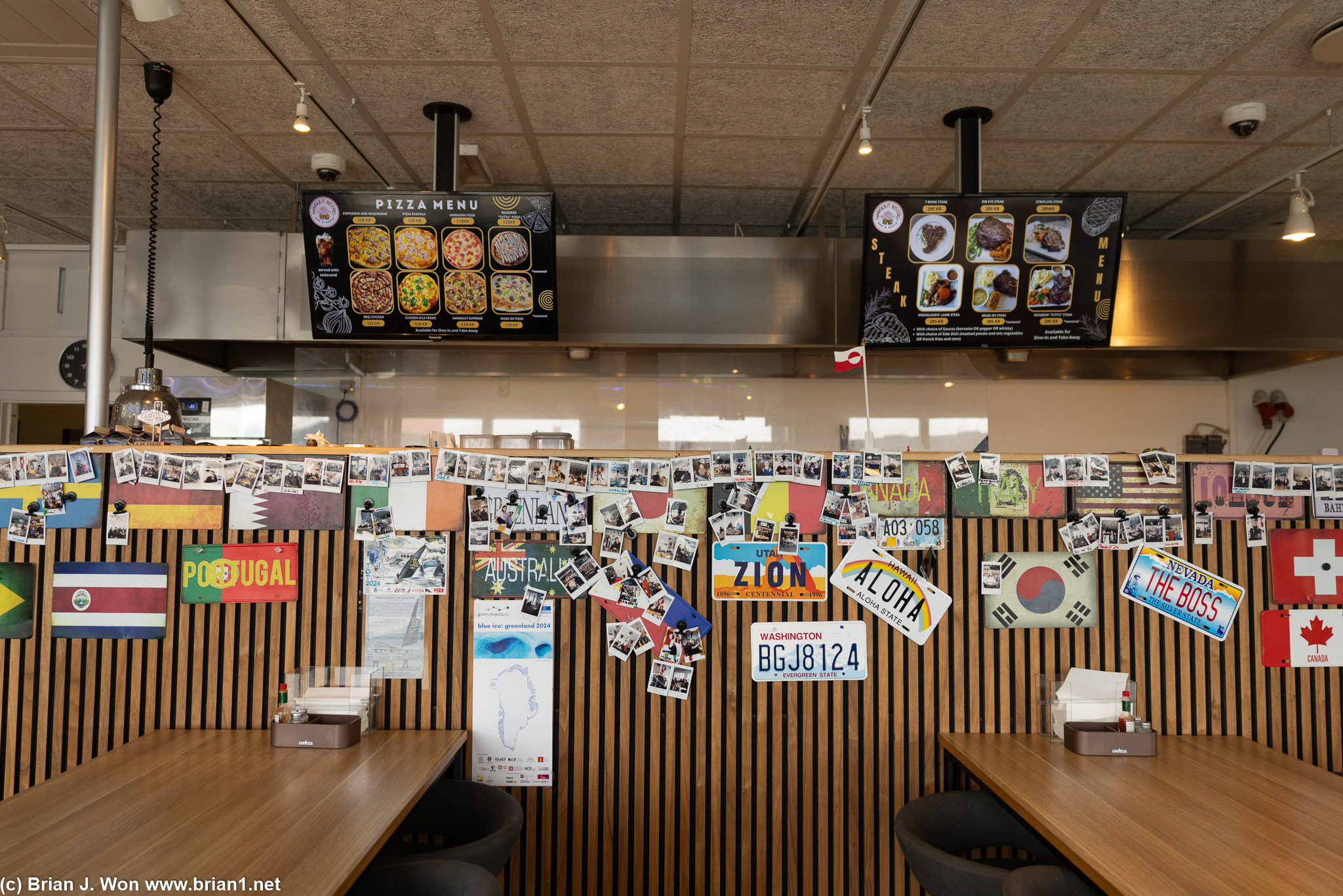 Hangout Bistro leans heavily into their international visitors.